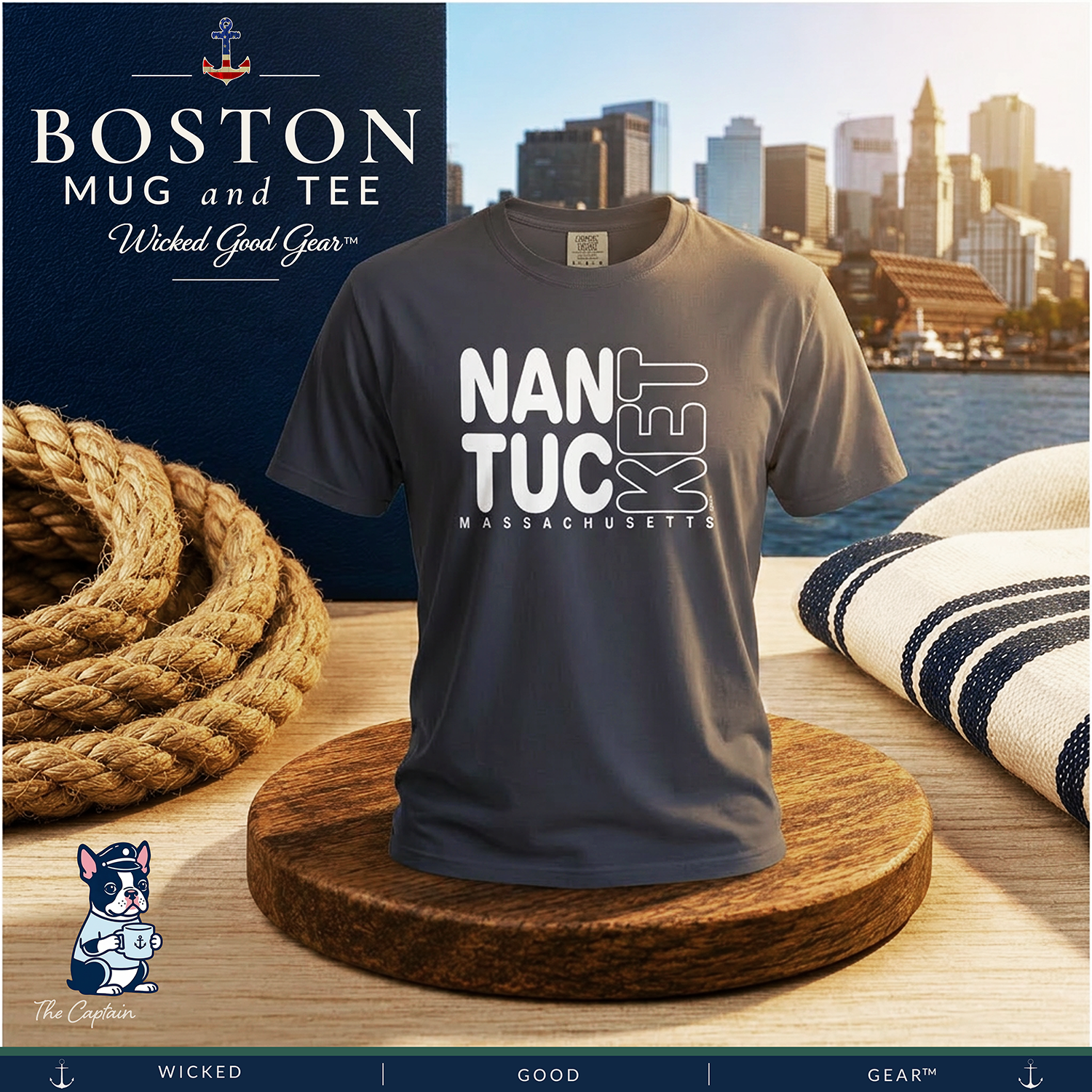 Nantucket Massachusetts T-Shirt, Comfort Colors® Tee, Bold White Text Island Design, Gray Lady Tee, Nantucket Shirt, Nantucket Gift, Boston product thumbnail image Nantucket Massachusetts T-Shirt, Comfort Colors® Tee, Bold White Text Island Design, Gray Lady Tee, Nantucket Shirt, Nantucket Gift, Boston product thumbnail image