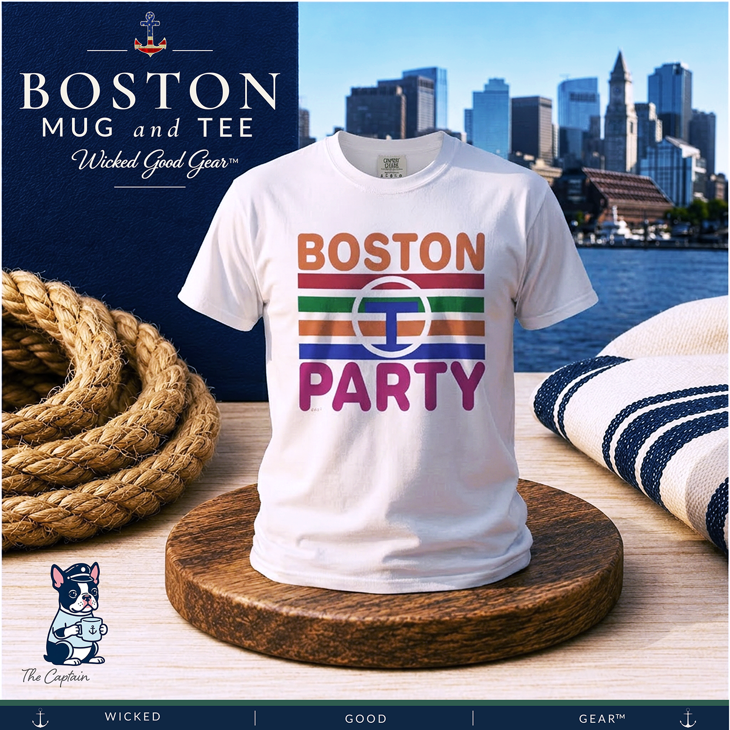 Boston "T" Party T-Shirt, Comfort Colors®, Retro Subway T Party Design, Boston Shirt, Boston Tea Party Shirt, Boston Gift,Tea Party Souvenir product thumbnail image Boston "T" Party T-Shirt, Comfort Colors®, Retro Subway T Party Design, Boston Shirt, Boston Tea Party Shirt, Boston Gift,Tea Party Souvenir product thumbnail image