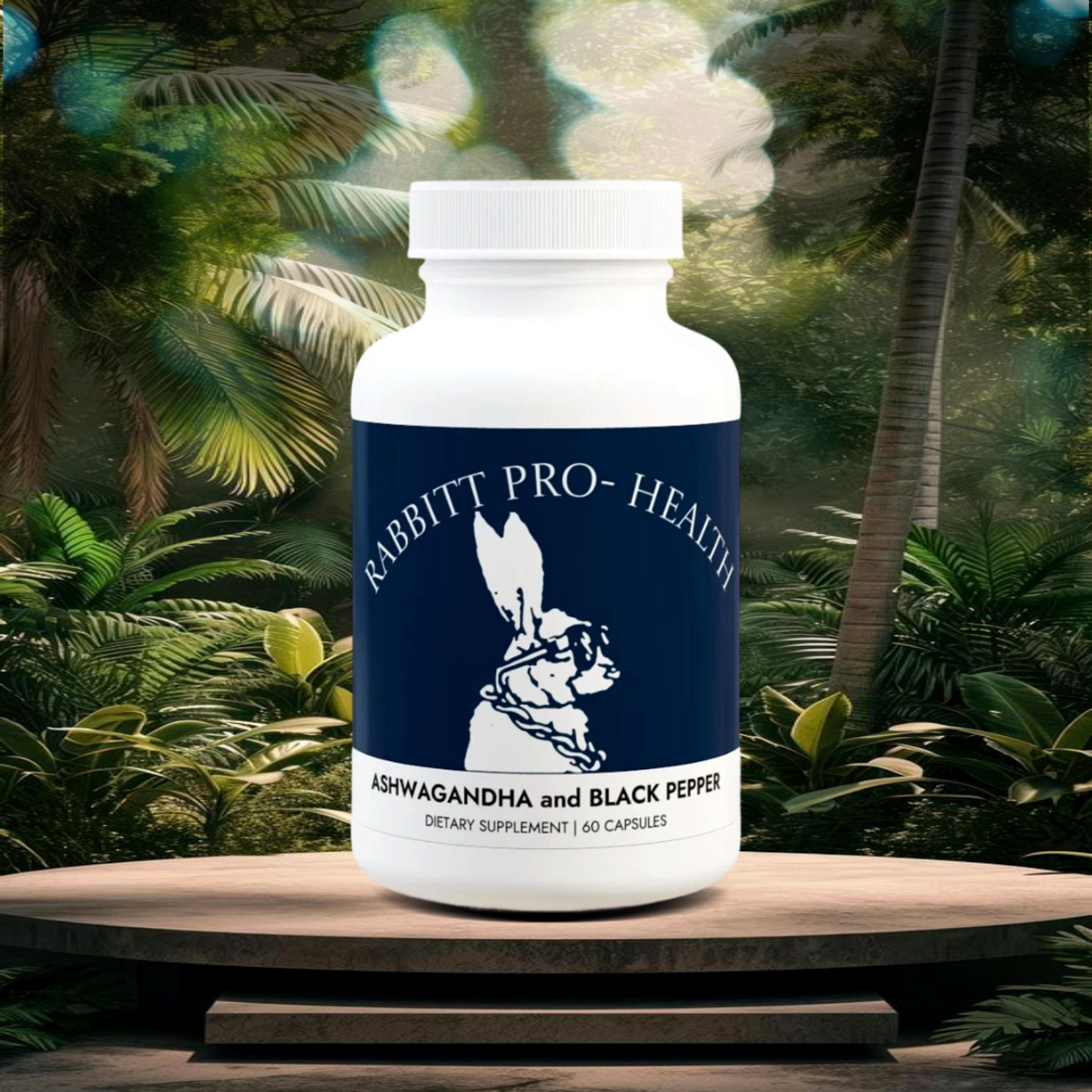Ashwagandha and Black Pepper Supplement (60 capsules) product thumbnail image Ashwagandha and Black Pepper Supplement (60 capsules) product thumbnail image