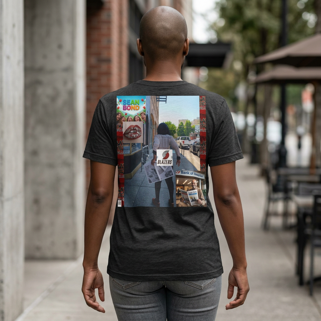 Pocket T-Shirt — Vintage Art Collage Chest Print product thumbnail image Pocket T-Shirt — Vintage Art Collage Chest Print product thumbnail image
