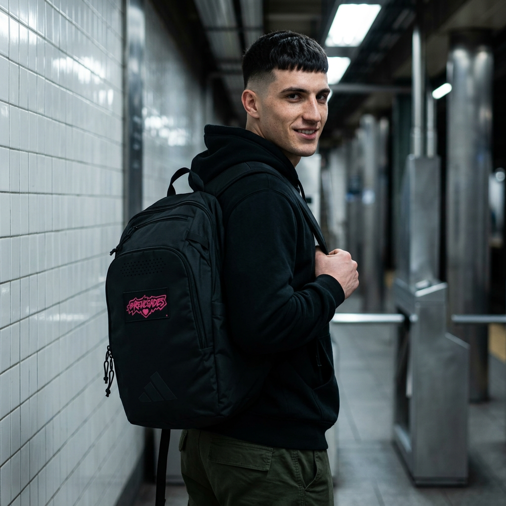 Embroidered Pink #RENEGADES Patch Backpack — adidas Defender 5 product thumbnail image