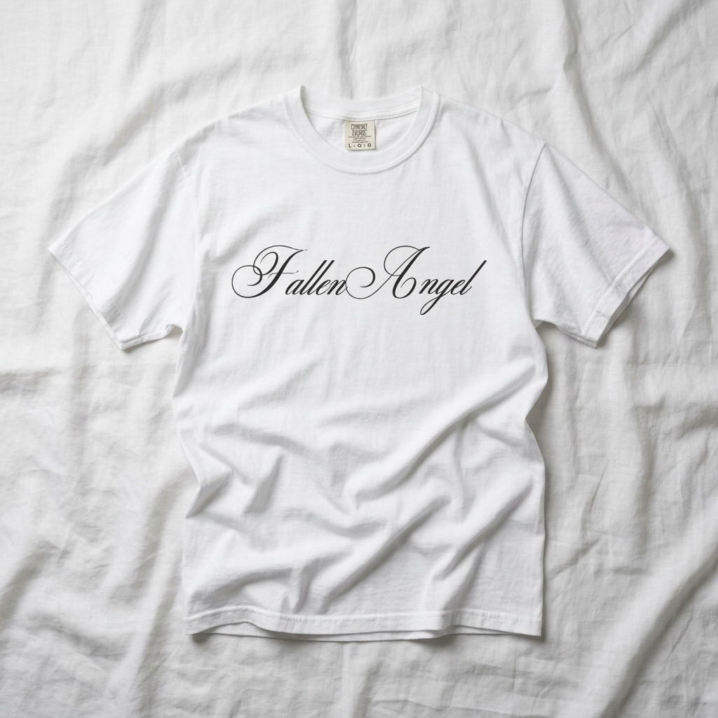 Fallen Angel T‑Shirt — 'Fallen Angels Used to Fly' Graphic Tee product thumbnail image