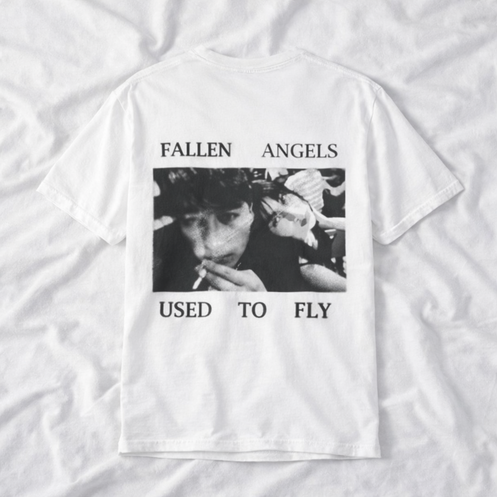 Fallen Angel T‑Shirt — 'Fallen Angels Used to Fly' Graphic Tee product thumbnail image