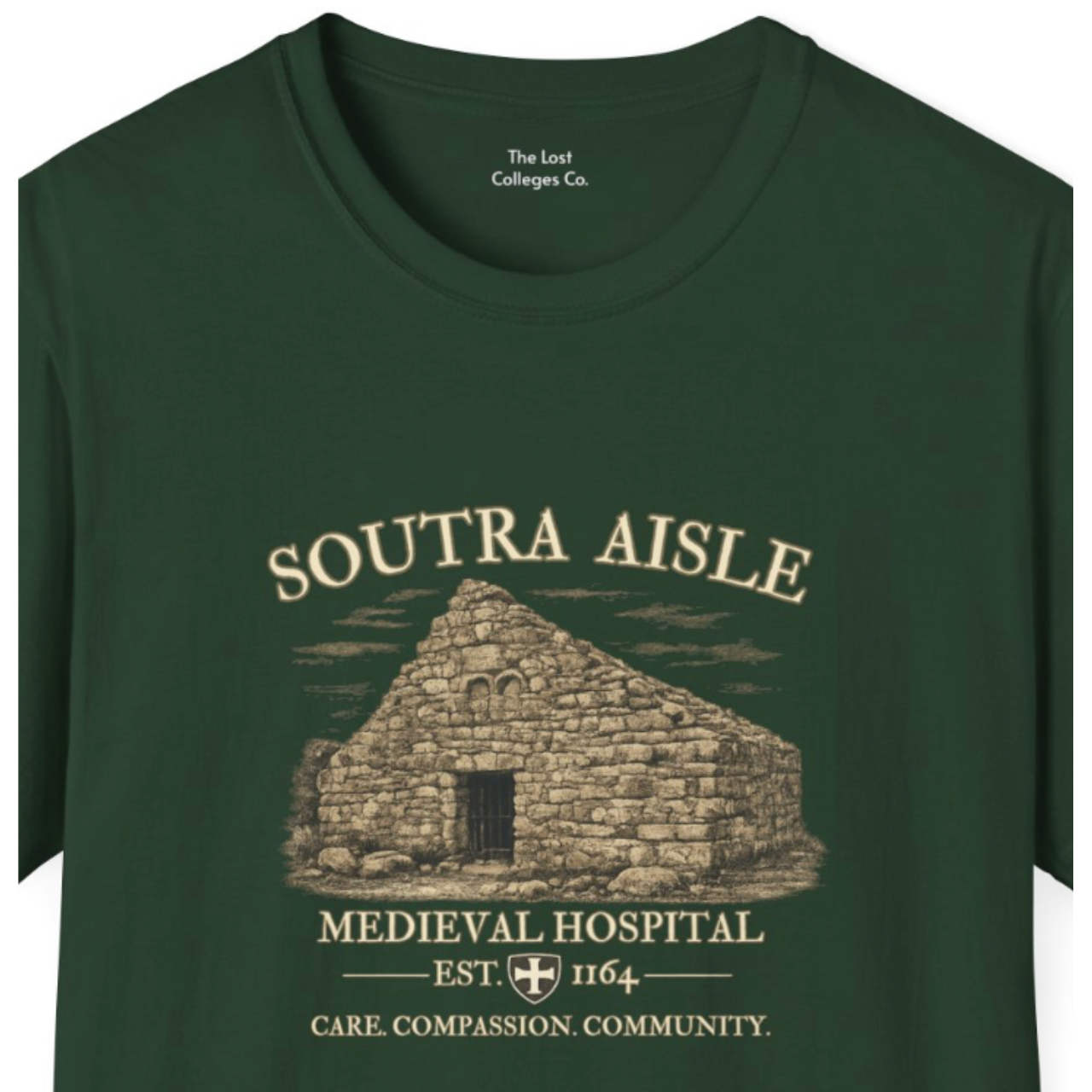 Soutra Aisle T-Shirt — Vintage Medieval Hospital