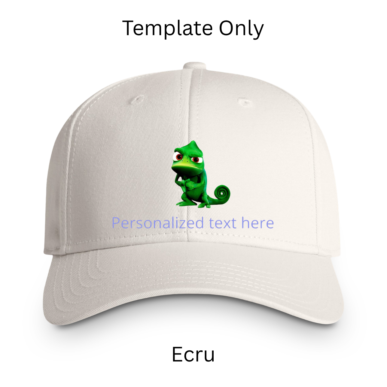 Charming Chameleon Cap — Personalized Text