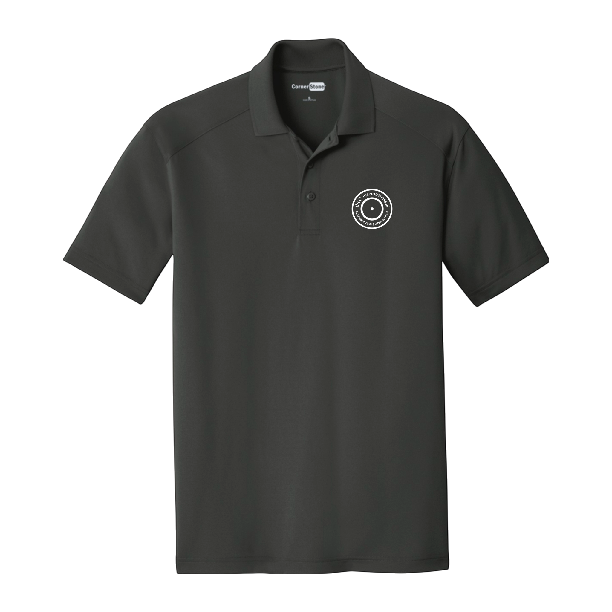 Minimal Compass Logo Polo (white color logo)