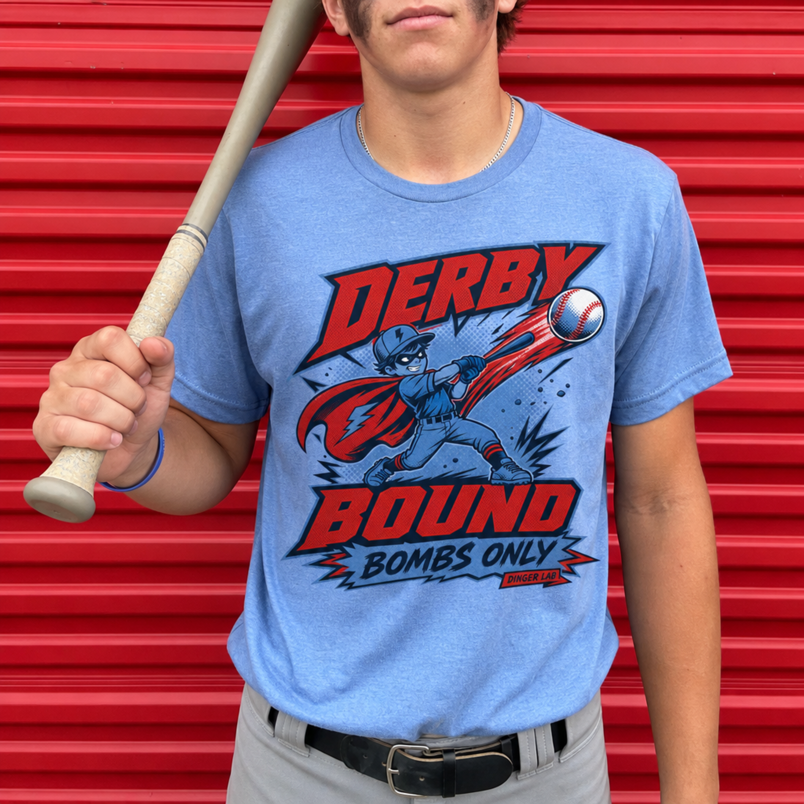 All-Star Baseball Shirt - Derby Bound - Travel Ball Tee, Baseball Gift for Boys