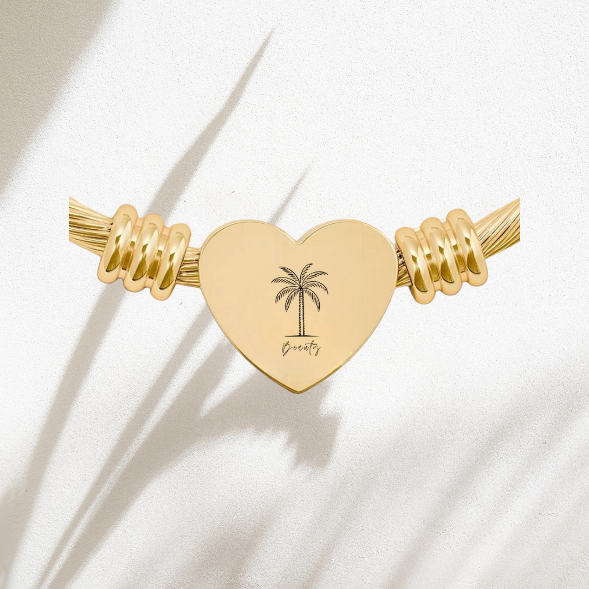 Beuty Bracelet —Adjustable Heart Bangle (Silver or Gold) product thumbnail image Beuty Bracelet —Adjustable Heart Bangle (Silver or Gold) product thumbnail image