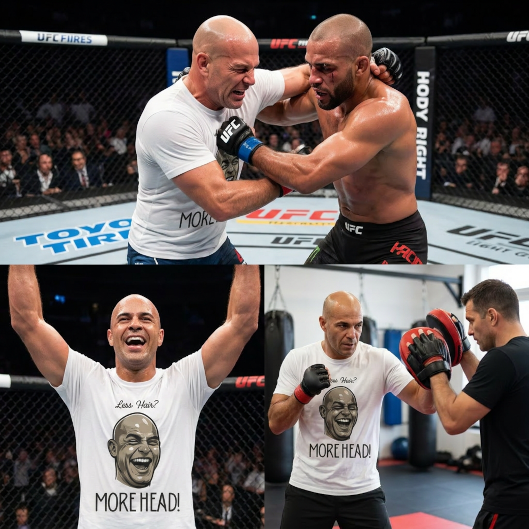 Receding Realness [ALT] | LESS HAIR. MORE HEAD. MORE ATTITUDE. | Funny Bald Guy T-Shirt | Legendary Dome Humor Tee | Confidence Hits Different