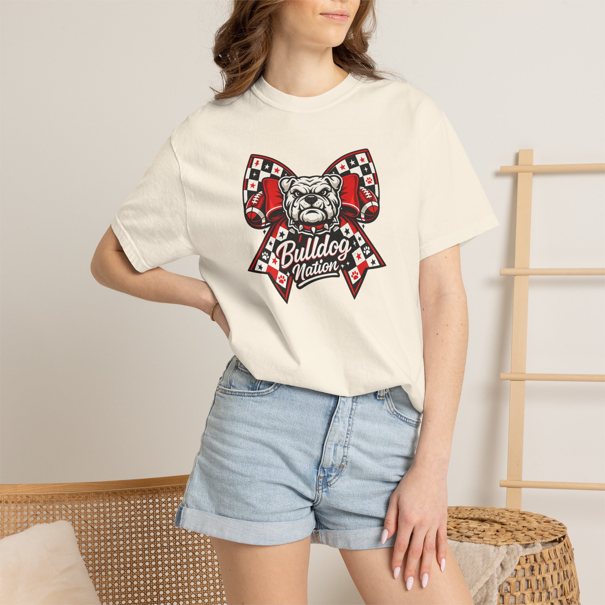Bulldog Nation Bow Tee- CC product thumbnail image