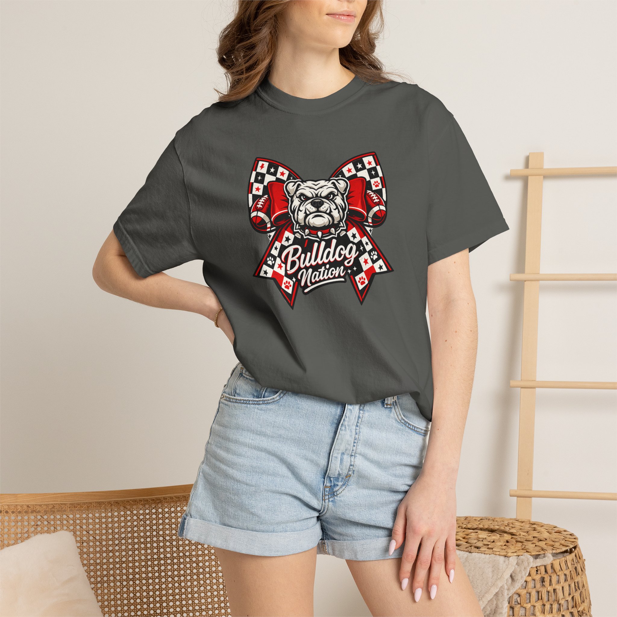 Bulldog Nation Bow Tee- CC product thumbnail image