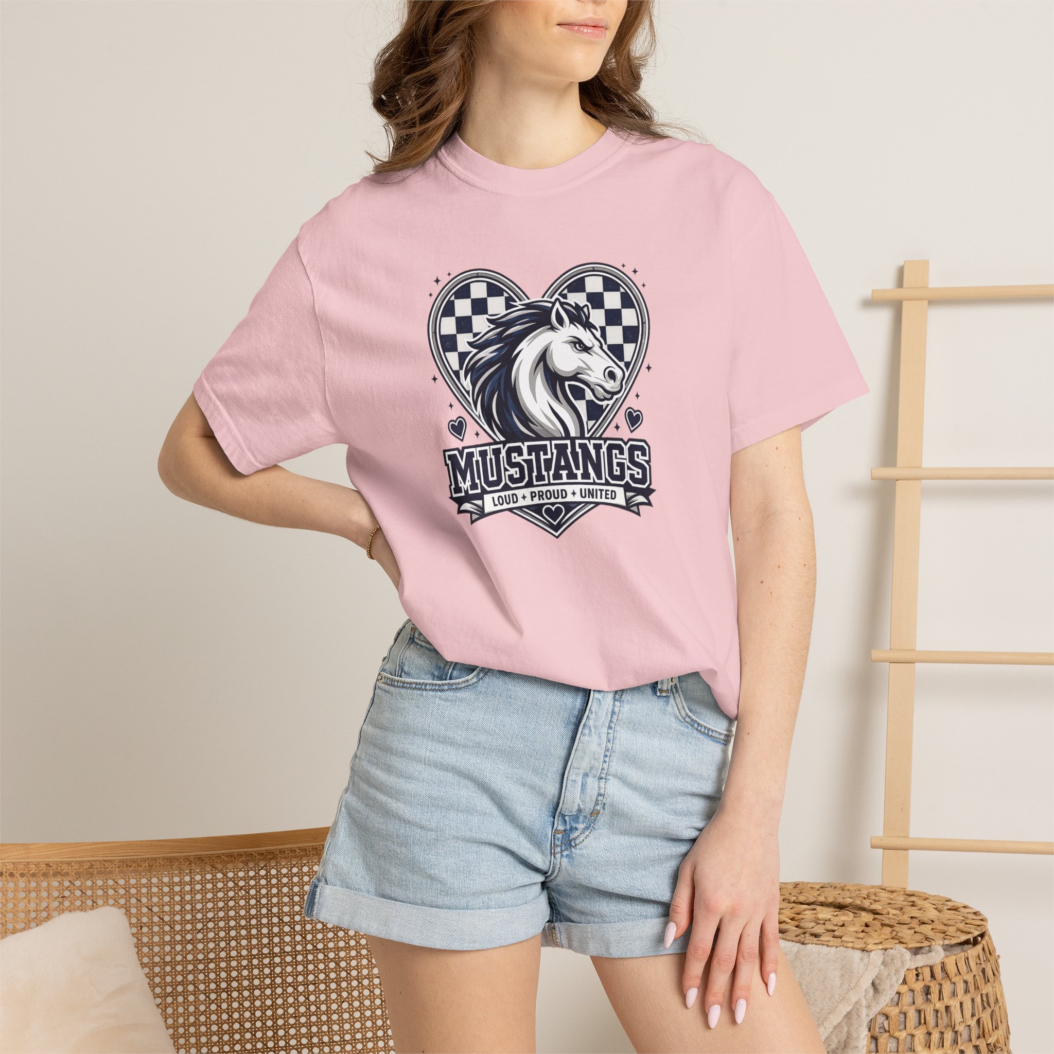 Mustangs Heart Tee- CC product thumbnail image