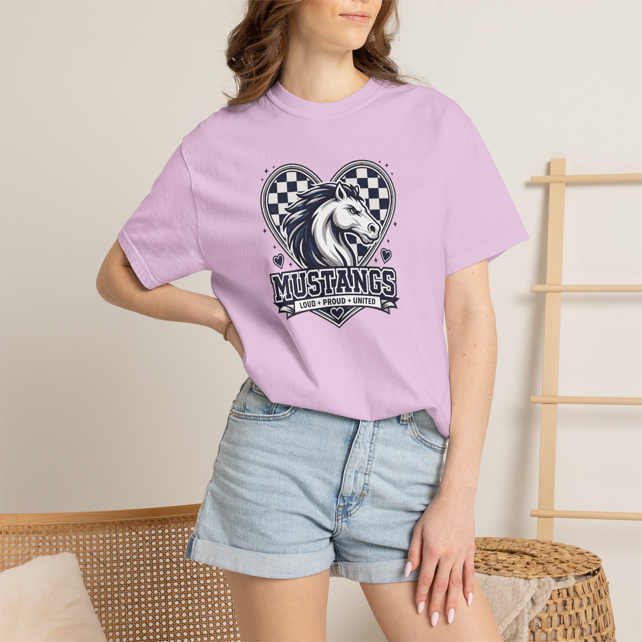 Mustangs Heart Tee- CC product thumbnail image Mustangs Heart Tee- CC product thumbnail image
