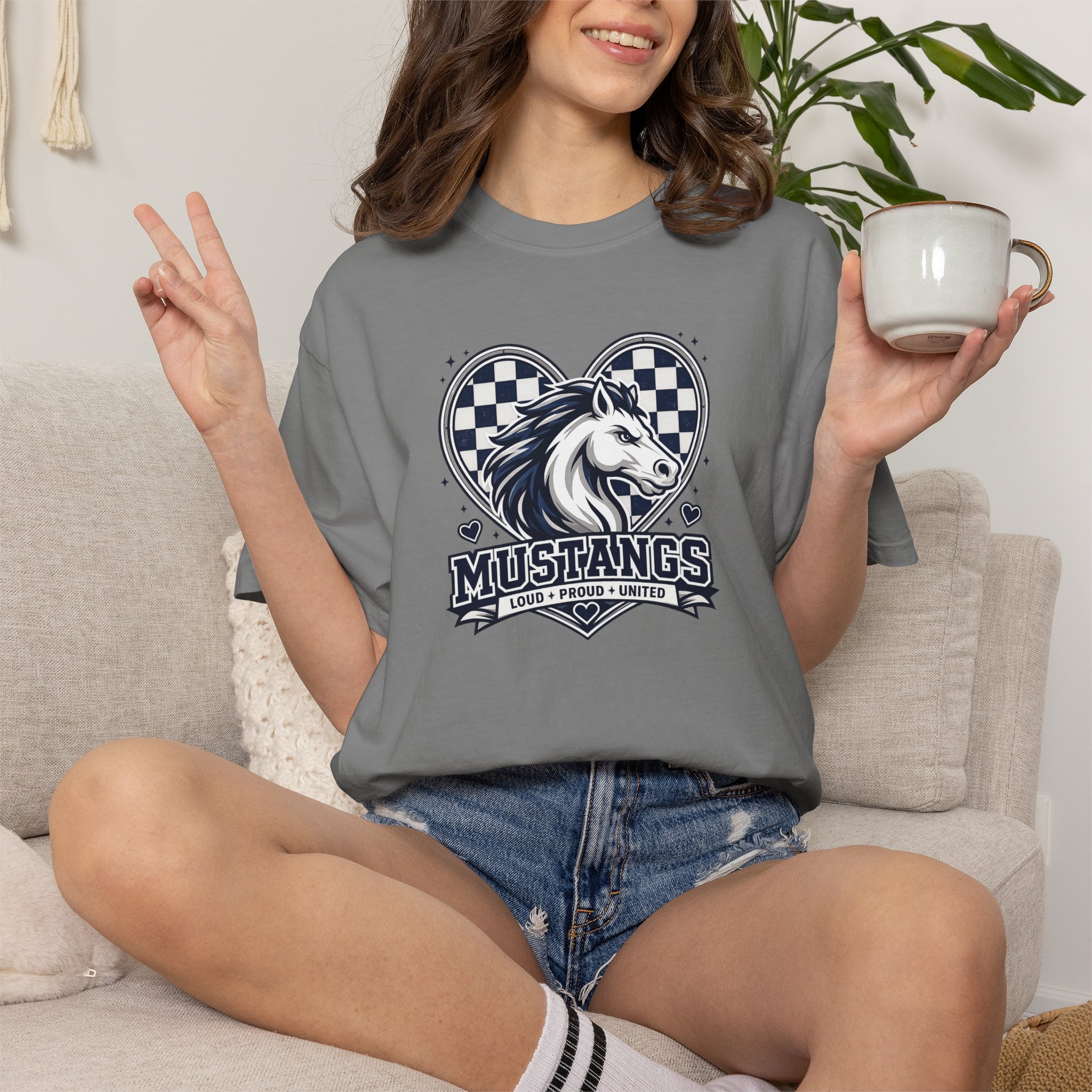 Mustangs Heart Tee- CC product thumbnail image