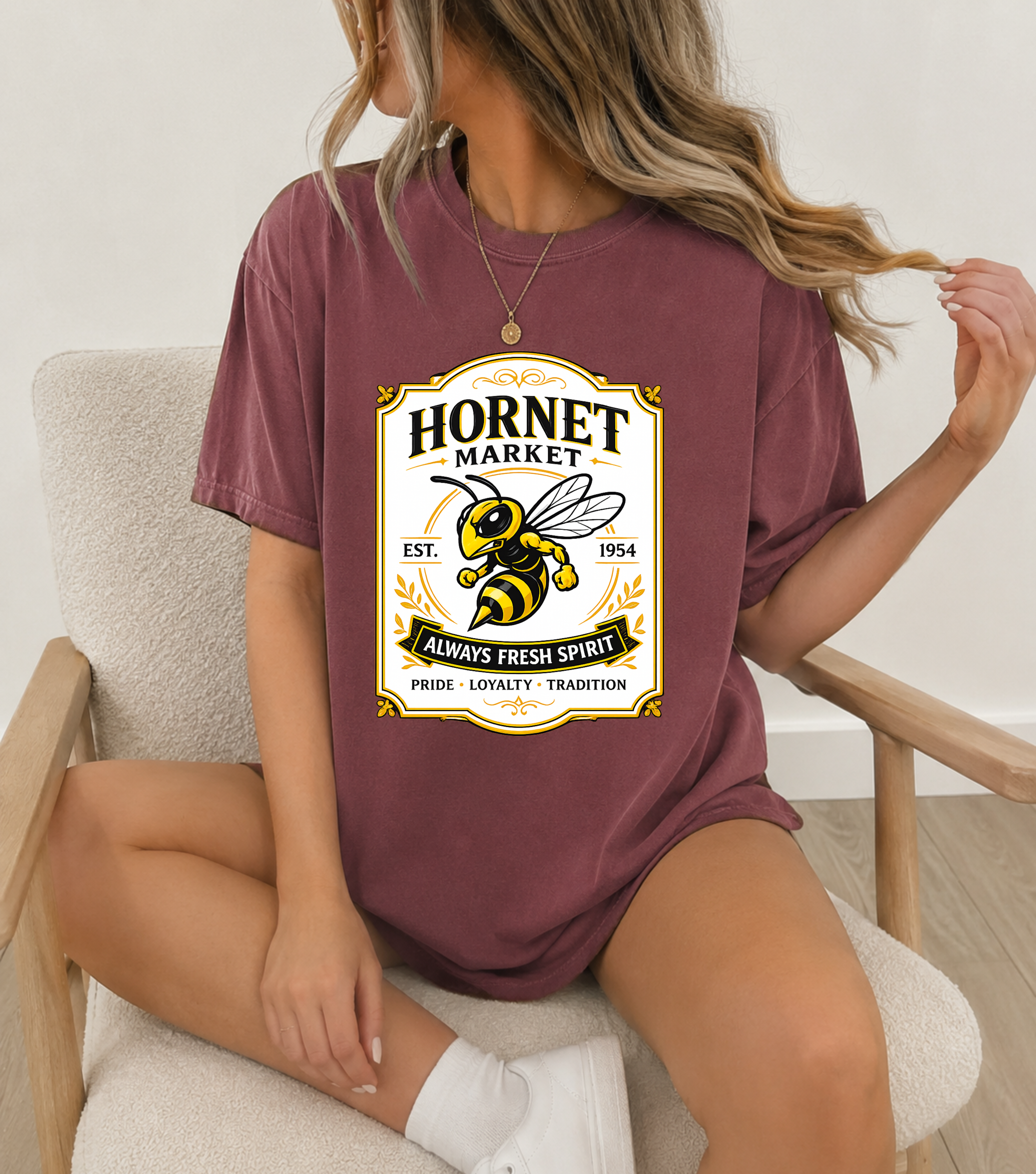 Hornet Market Tee- CC product thumbnail image Hornet Market Tee- CC product thumbnail image