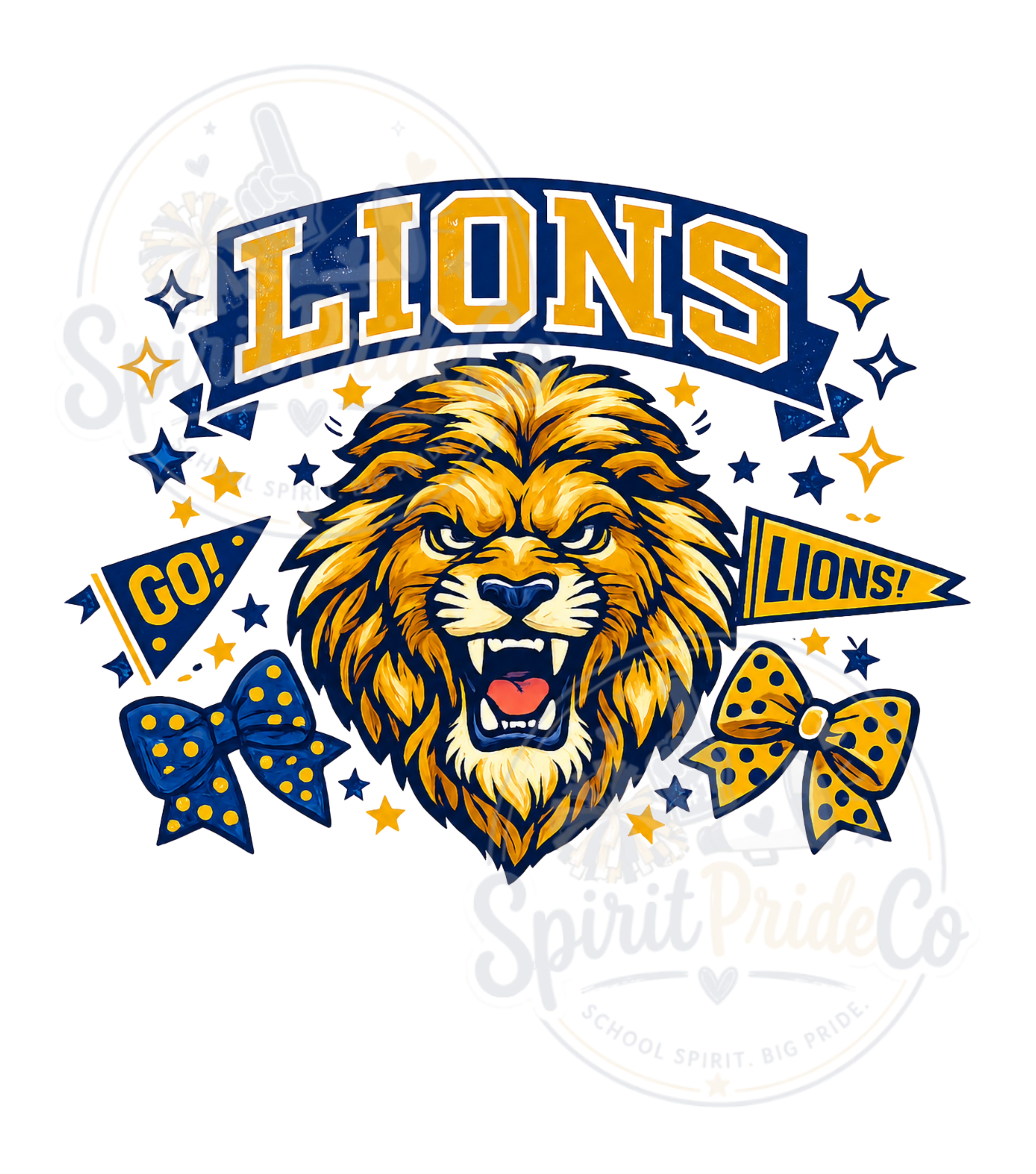 Lions Mascot Tee- CC product thumbnail image Lions Mascot Tee- CC product thumbnail image