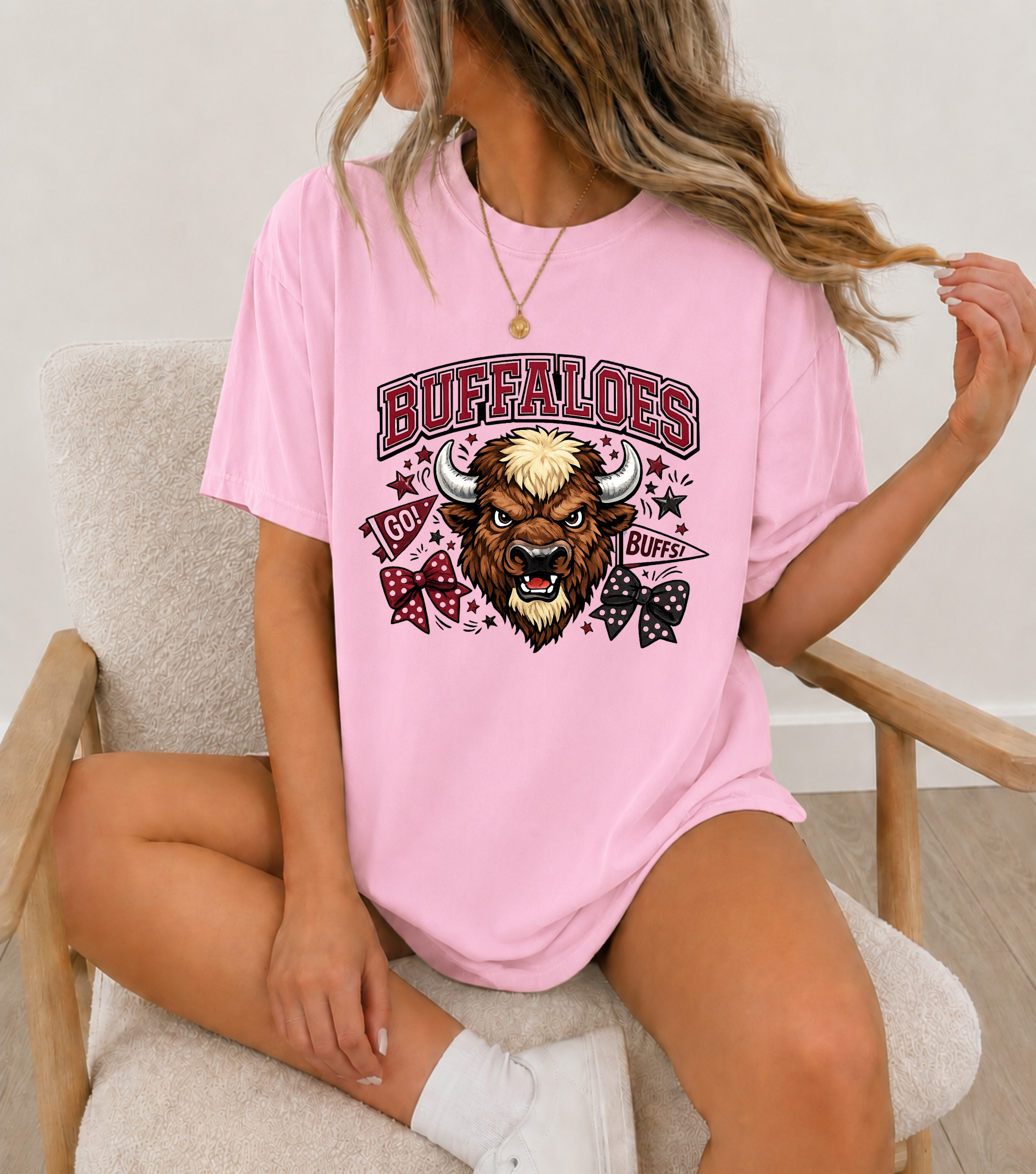 Buffalo Mascot Tee- CC product thumbnail image Buffalo Mascot Tee- CC product thumbnail image