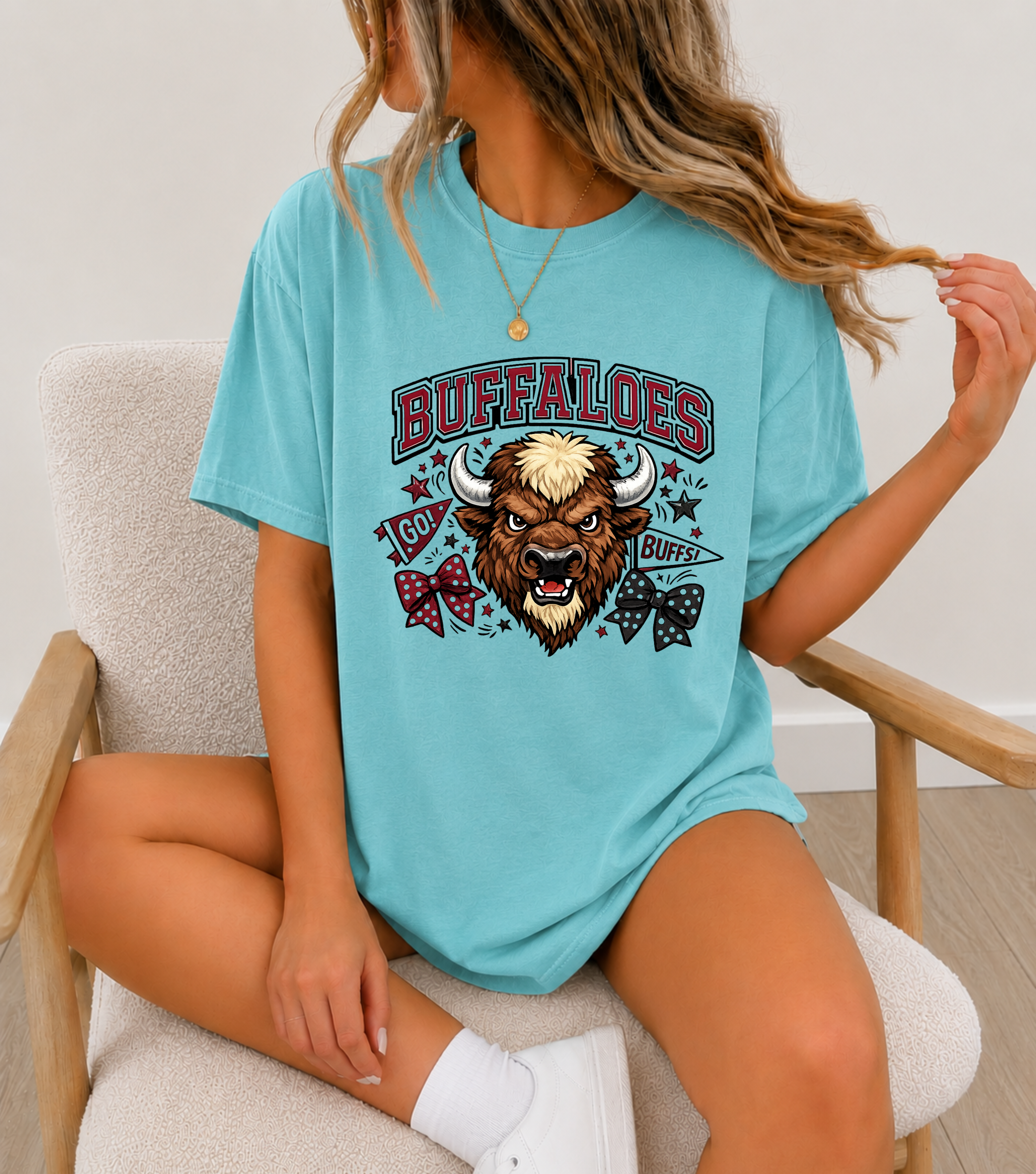 Buffalo Mascot Tee- CC product thumbnail image
