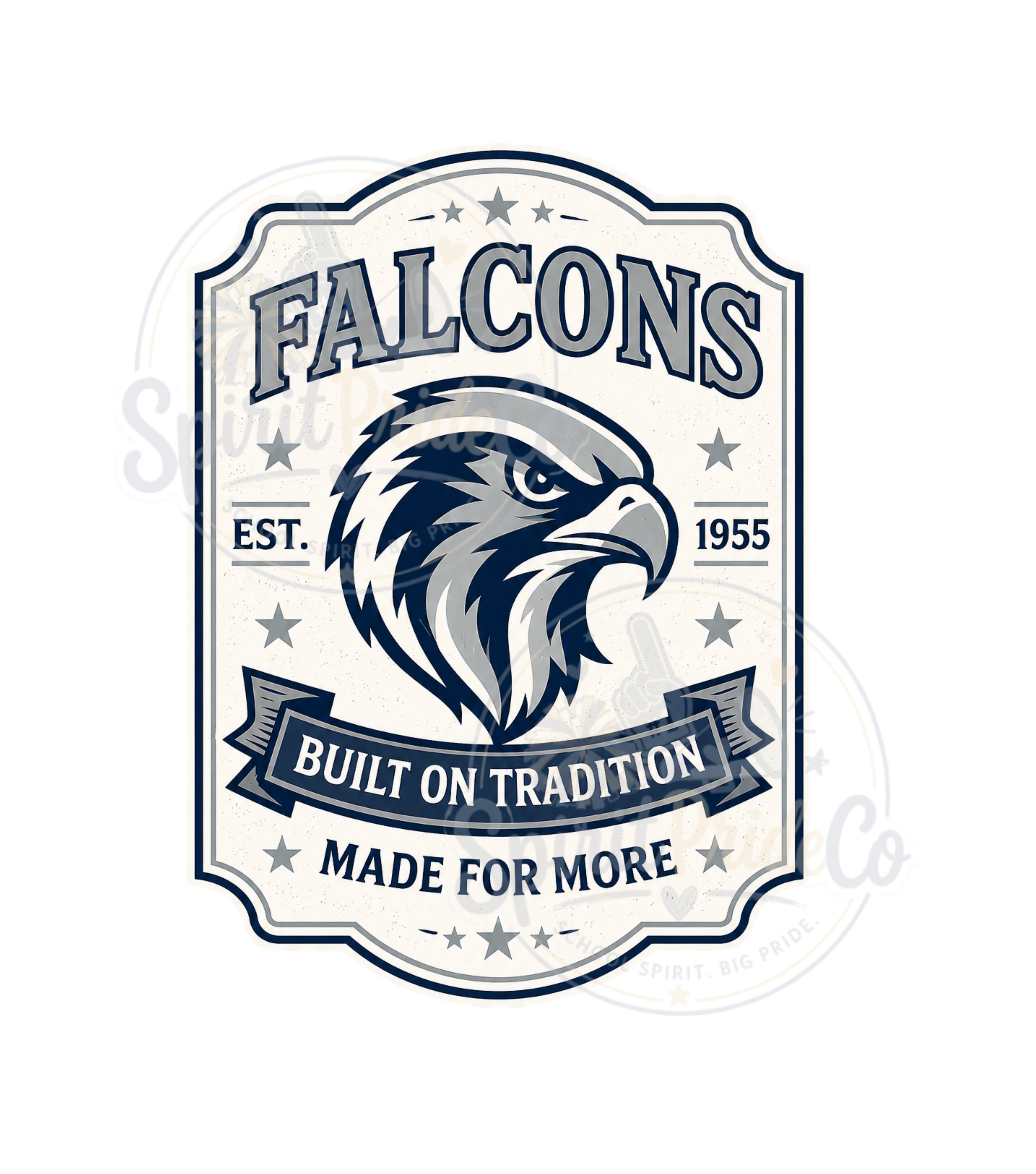 Falcons Vintage Label Tee- Gildan product thumbnail image