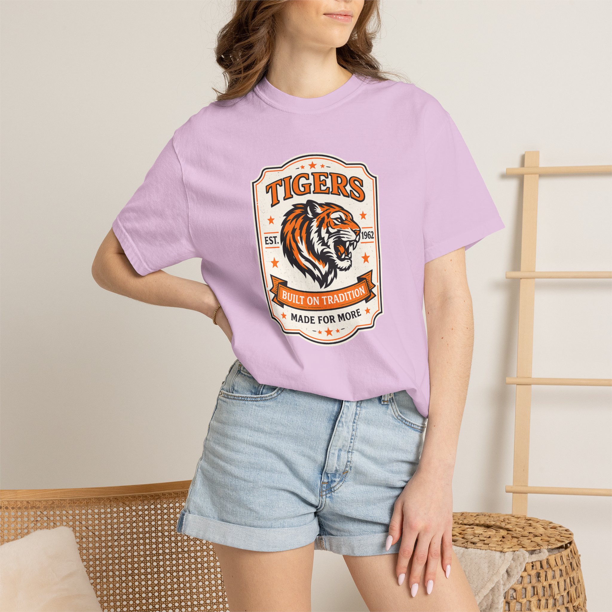 Tiger Vintage Label Tee- CC product thumbnail image Tiger Vintage Label Tee- CC product thumbnail image