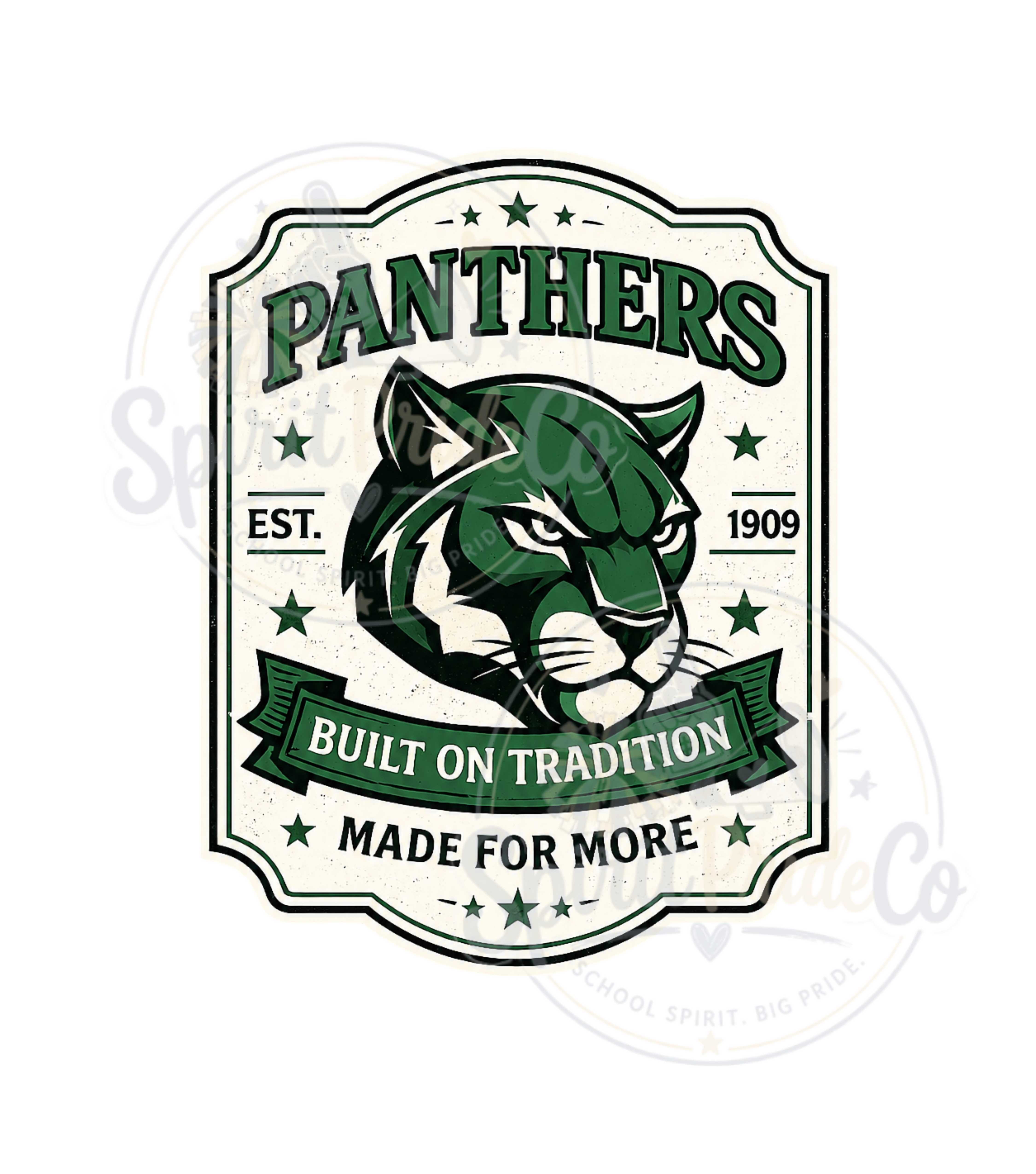 Panther Vintage Label Tee- CC product thumbnail image Panther Vintage Label Tee- CC product thumbnail image