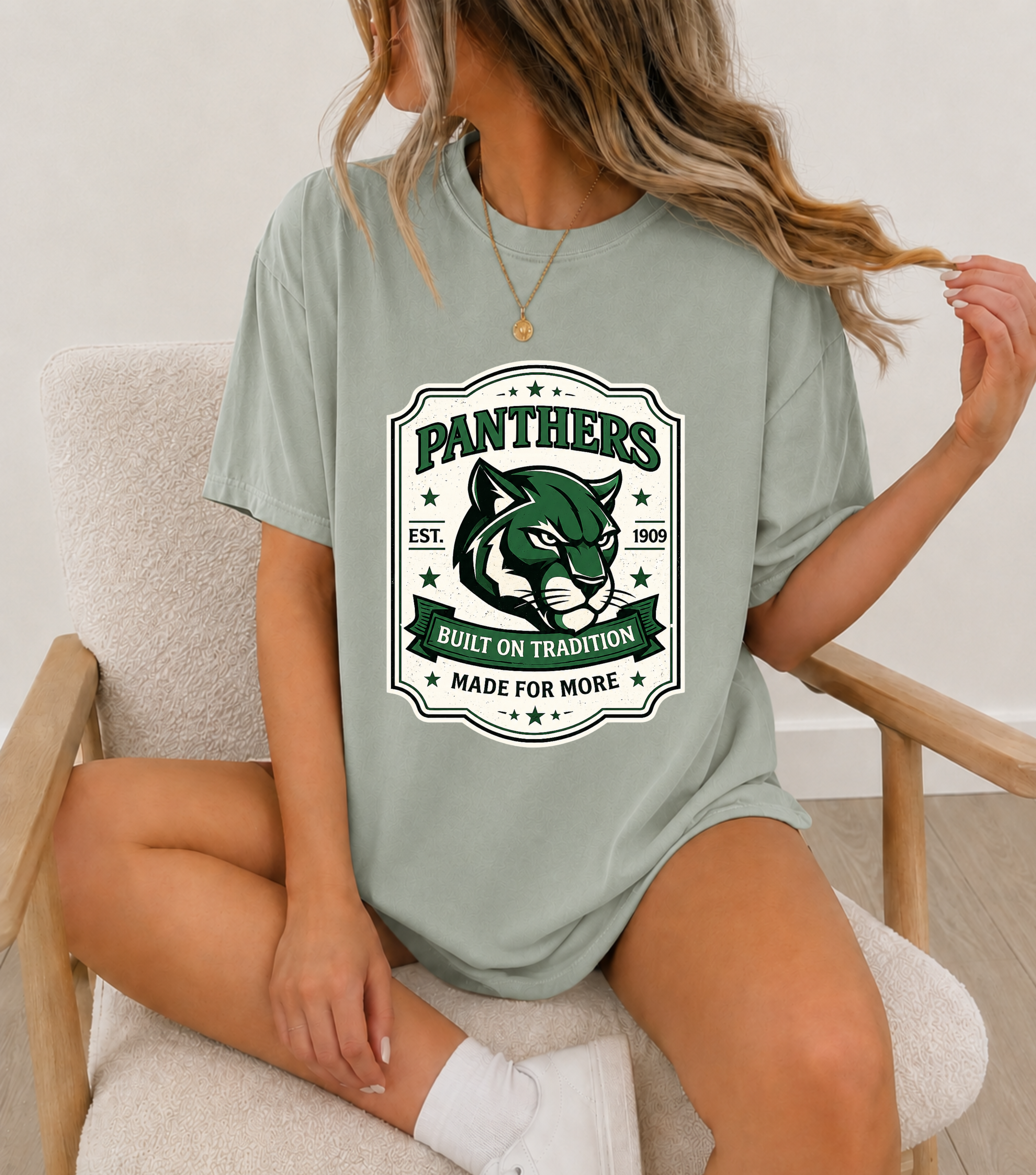 Panther Vintage Label Tee- CC