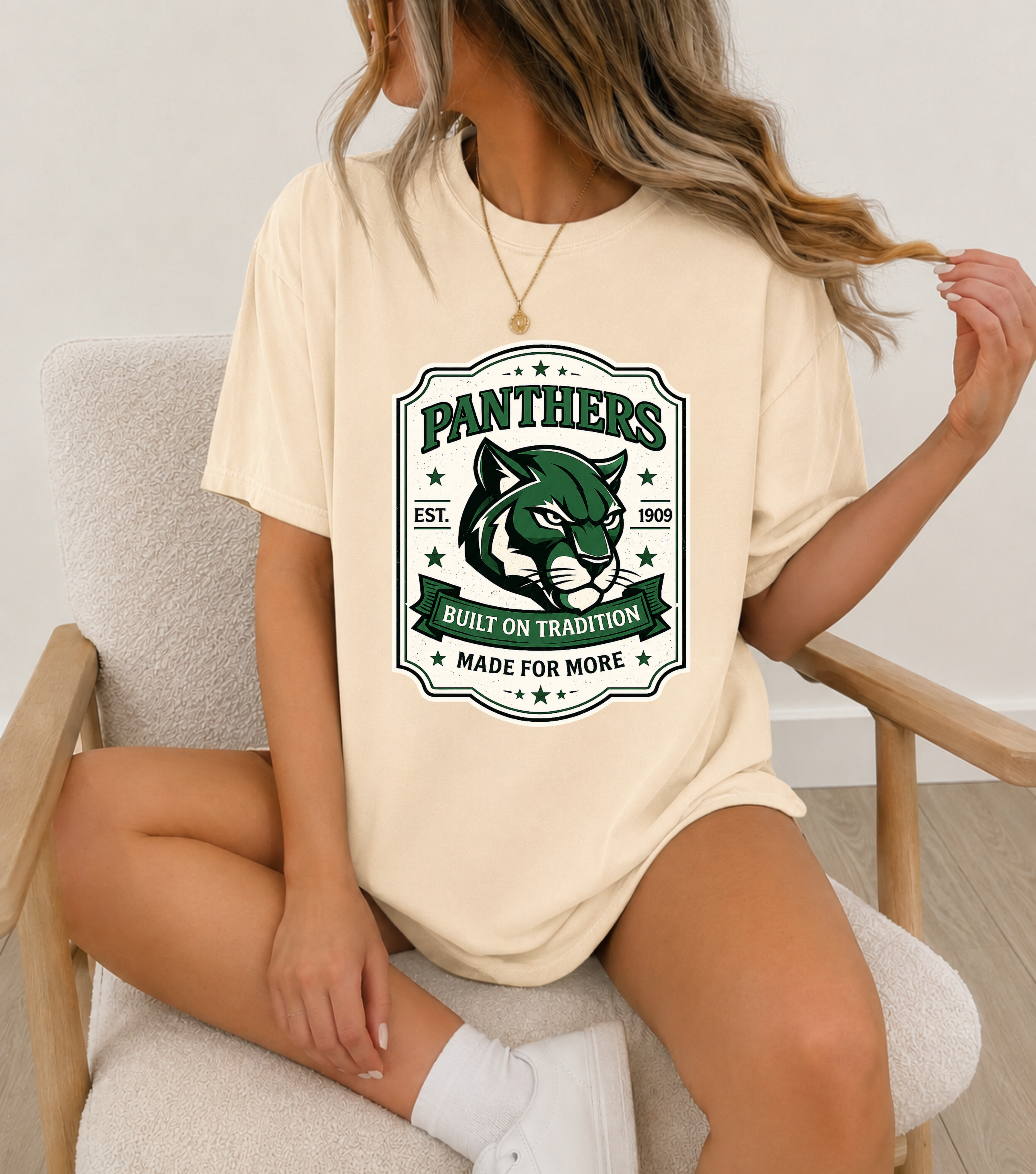 Panther Vintage Label Tee- CC product thumbnail image