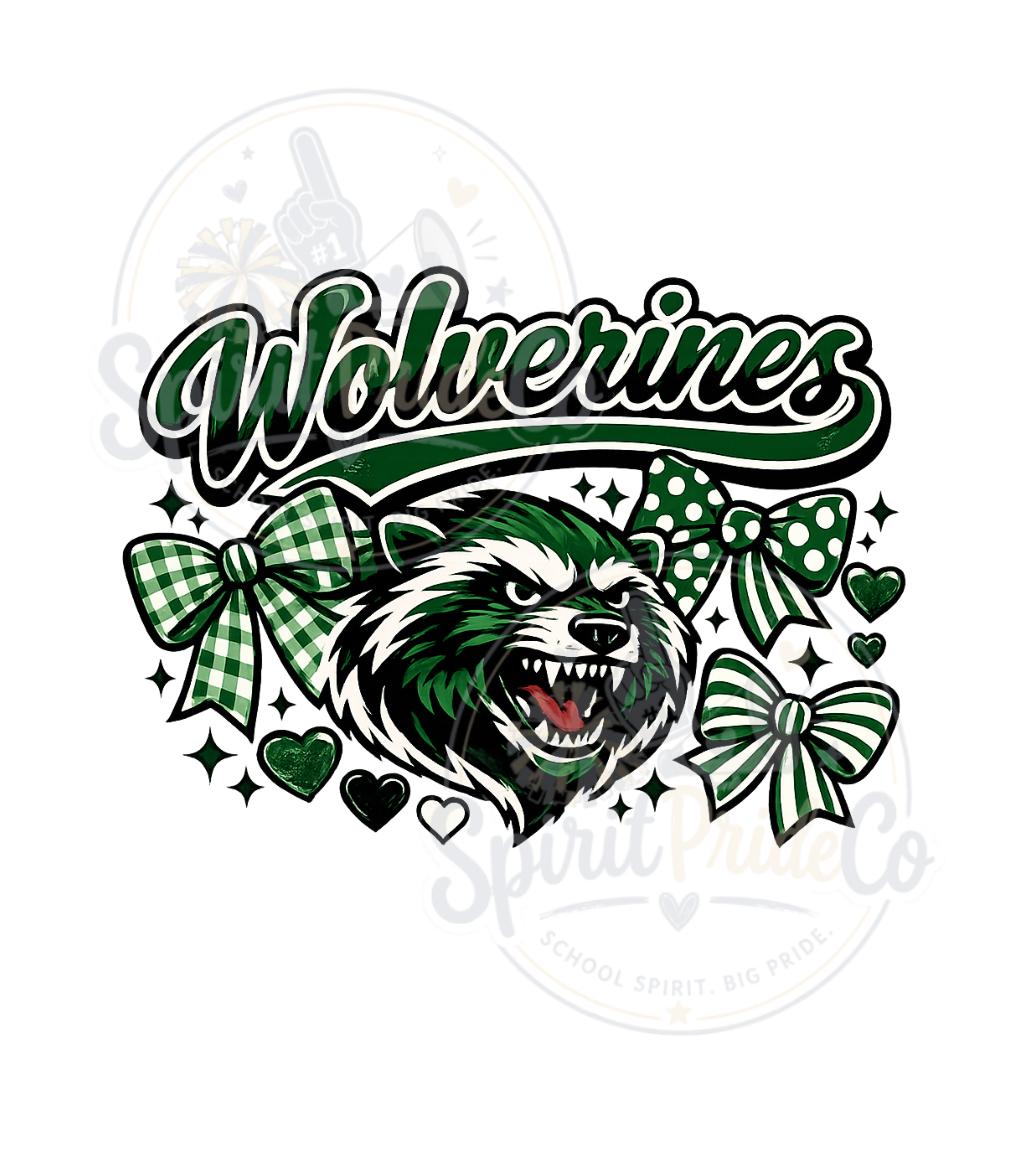 Wolverines Coquette Bows Tee- CC product thumbnail image Wolverines Coquette Bows Tee- CC product thumbnail image
