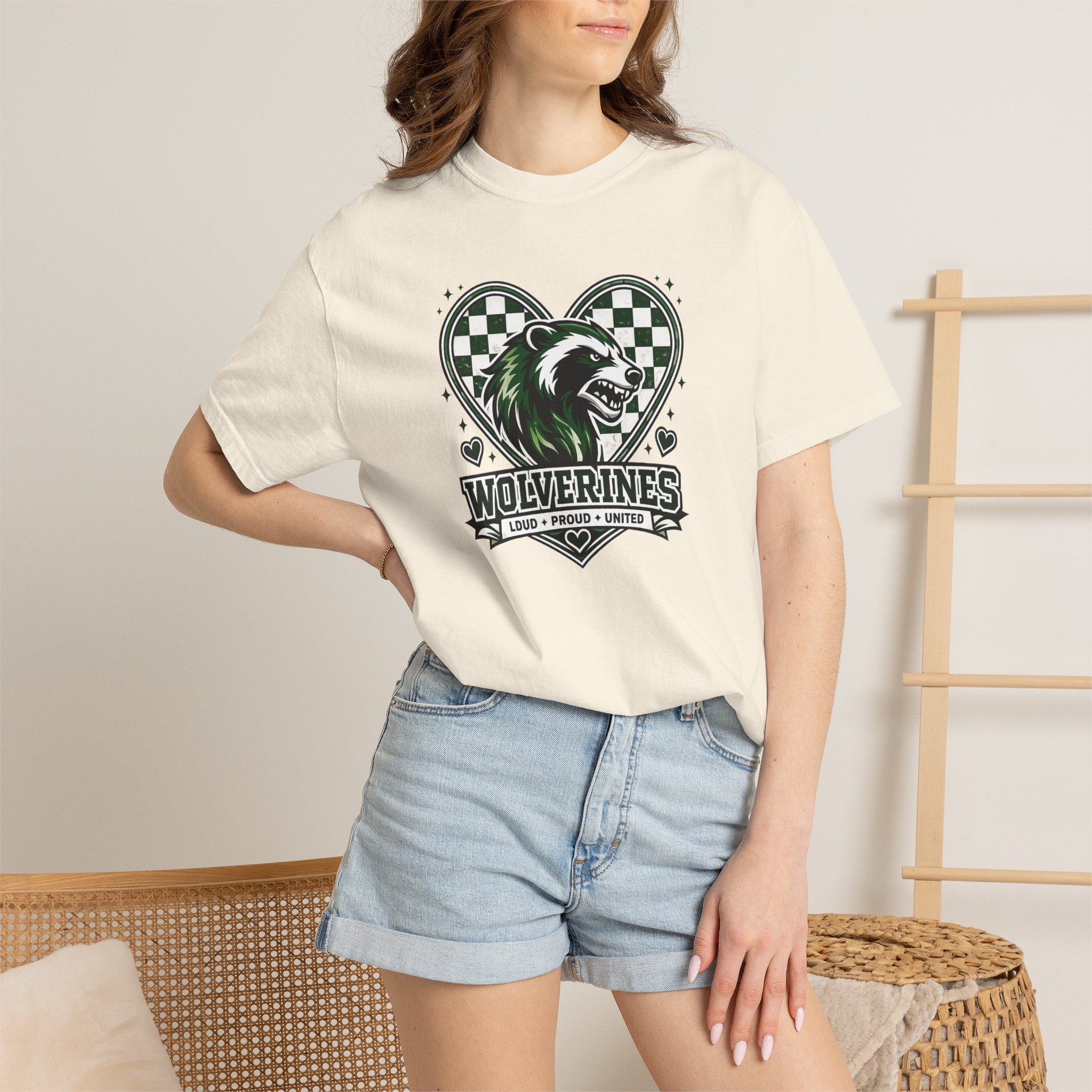 Wolverine Heart Tee- CC product thumbnail image Wolverine Heart Tee- CC product thumbnail image