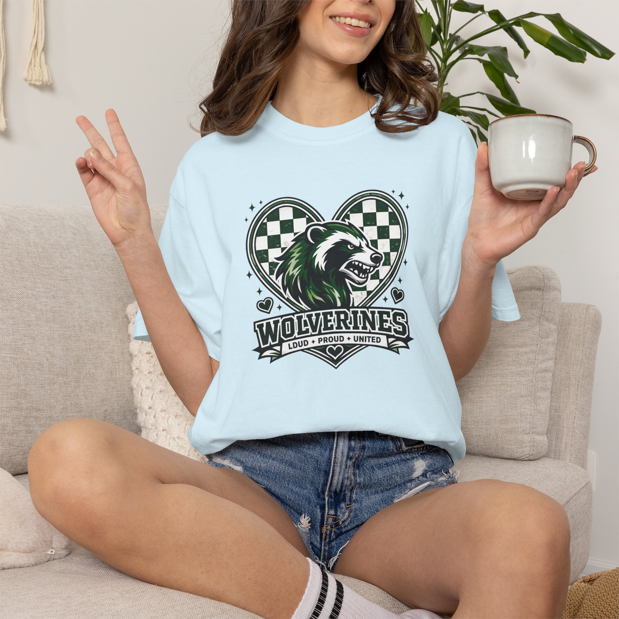 Wolverine Heart Tee- CC product thumbnail image Wolverine Heart Tee- CC product thumbnail image