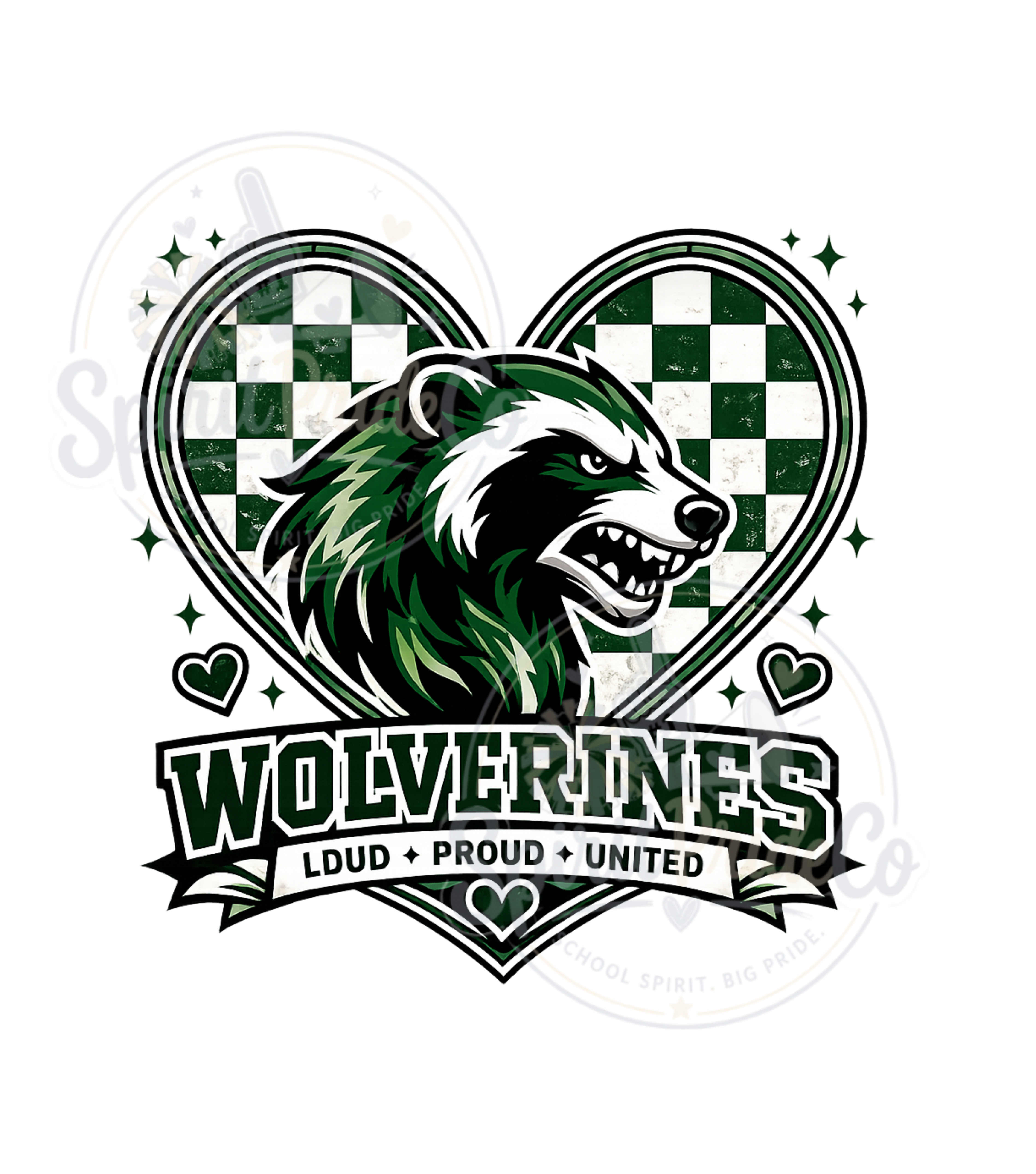Wolverine Heart Tee- CC product thumbnail image Wolverine Heart Tee- CC product thumbnail image