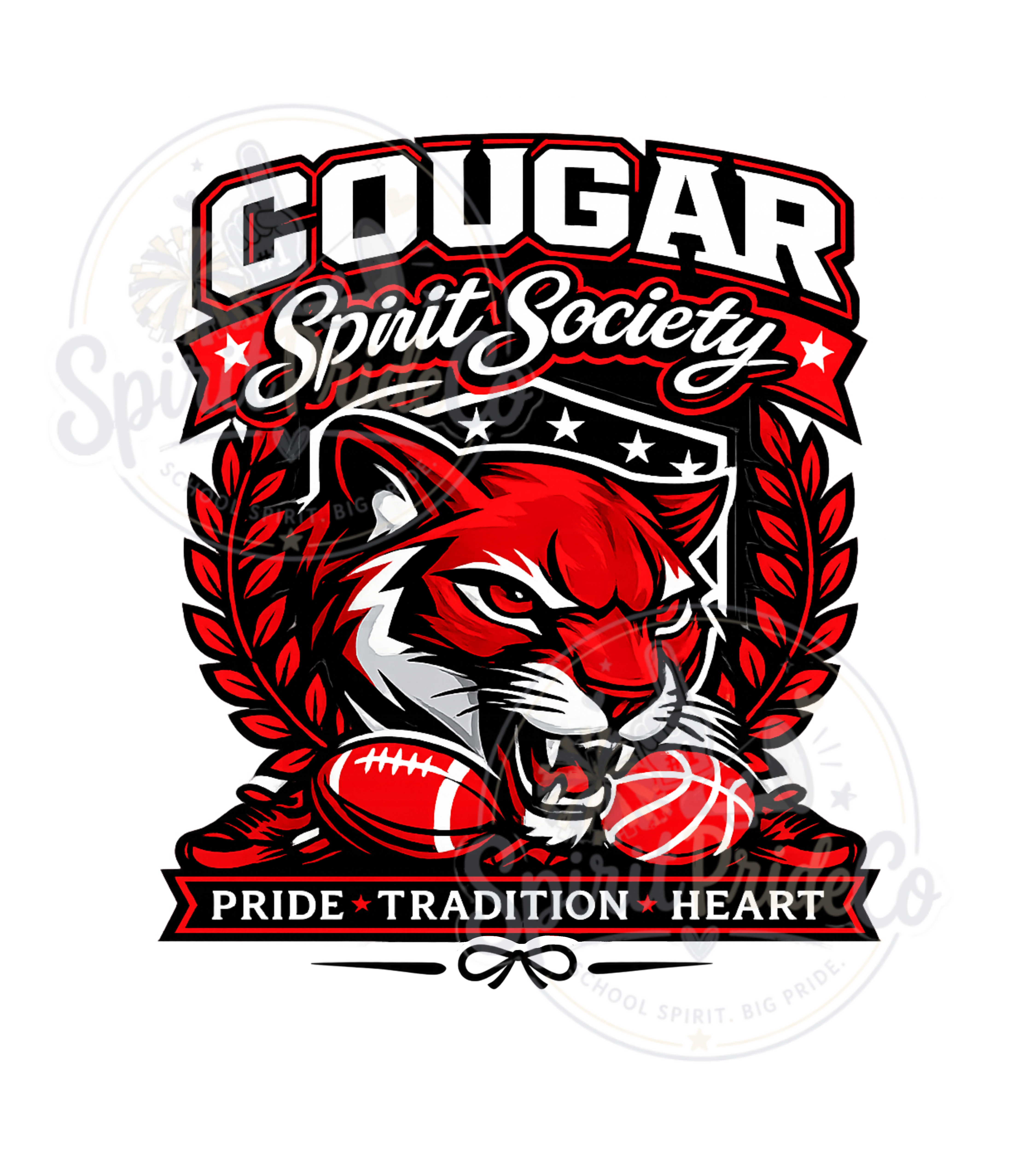 Cougar Spirit Society Tee- CC product thumbnail image Cougar Spirit Society Tee- CC product thumbnail image