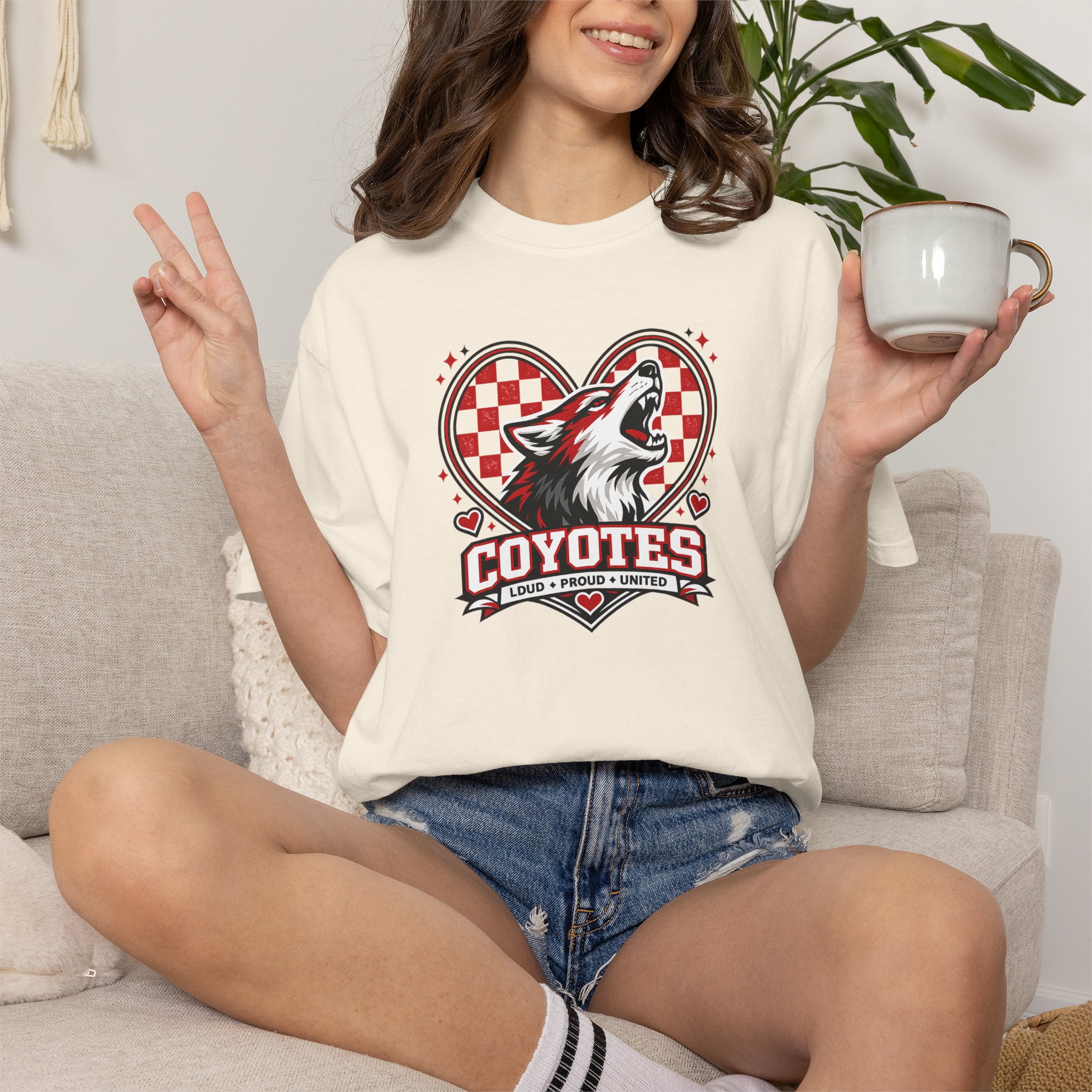 Coyotes Heart Tee- CC product thumbnail image Coyotes Heart Tee- CC product thumbnail image