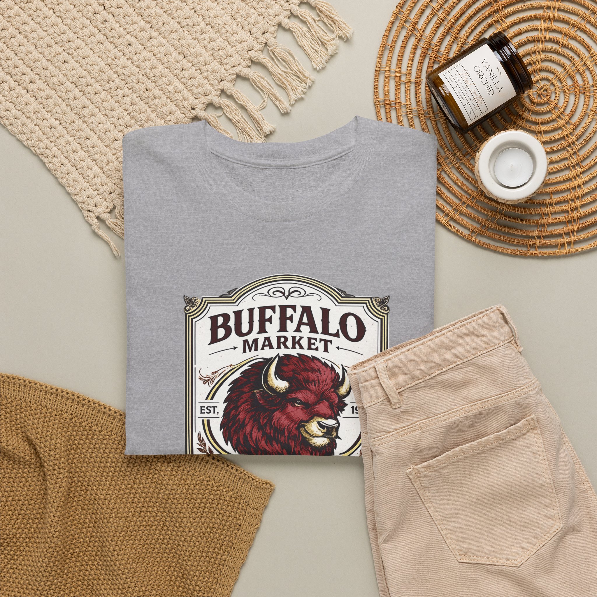 Buffalo Market Spirit Tee- Gildan product thumbnail image