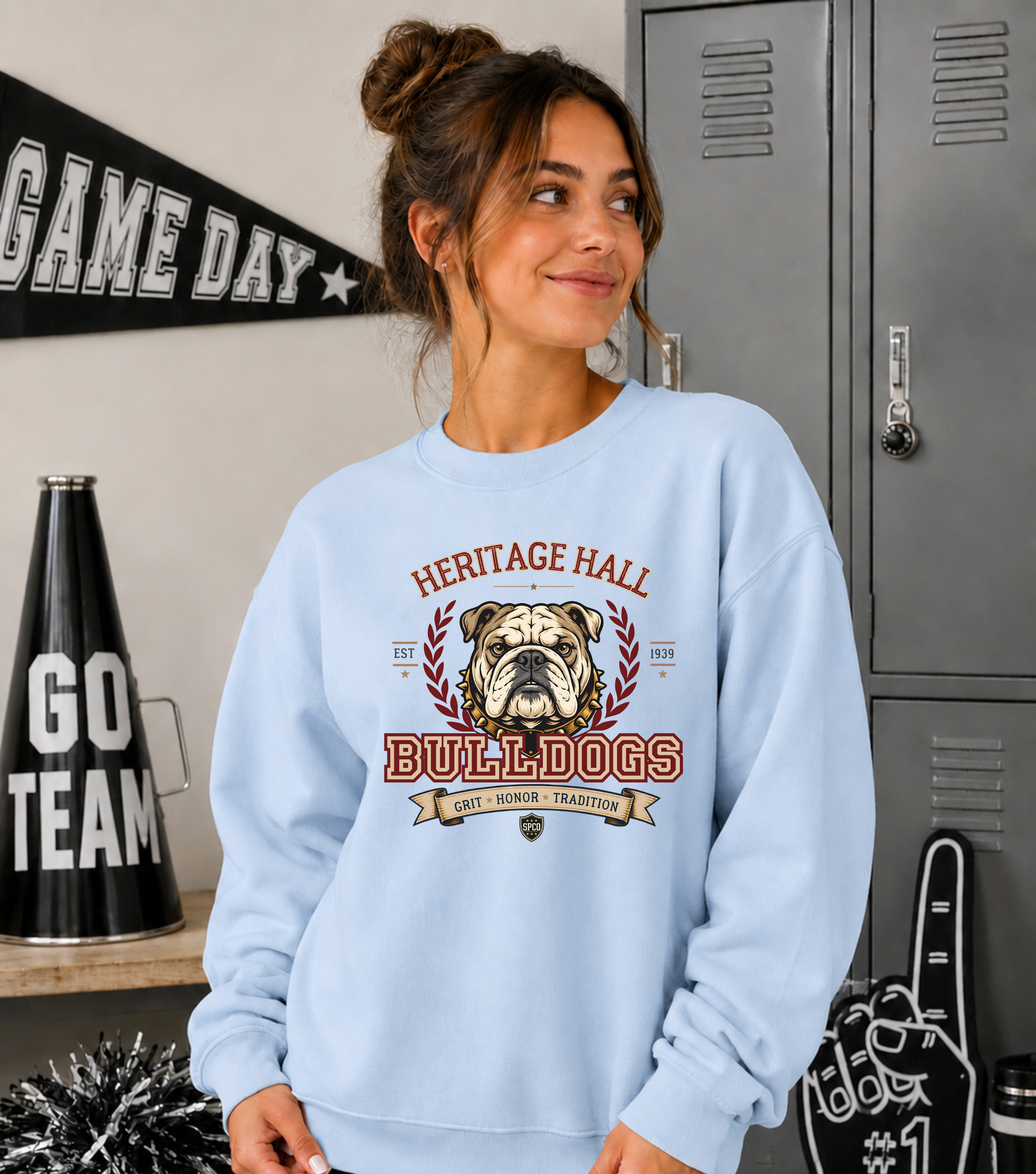 Heritage Hall Bulldogs Sweatshirt product thumbnail image
