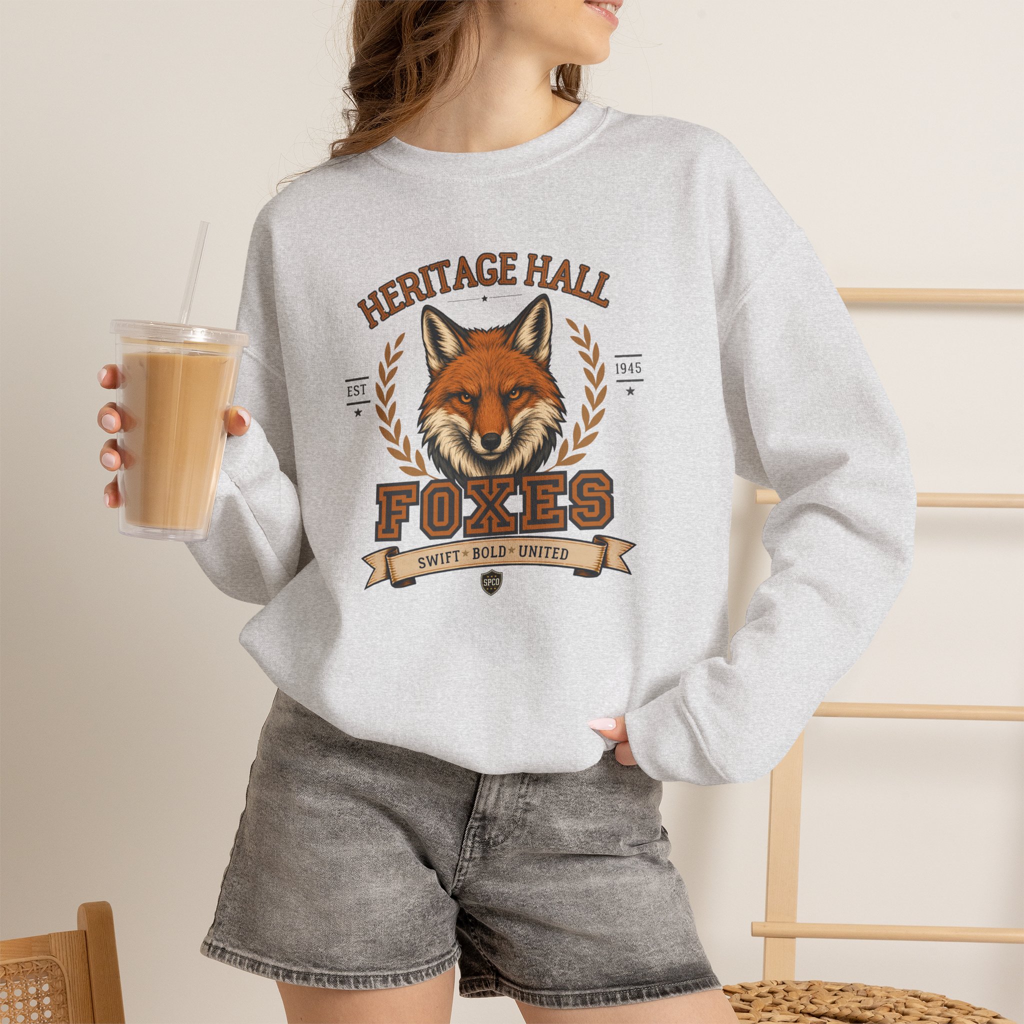 Heritage Hall Foxes Sweatshirt product thumbnail image Heritage Hall Foxes Sweatshirt product thumbnail image