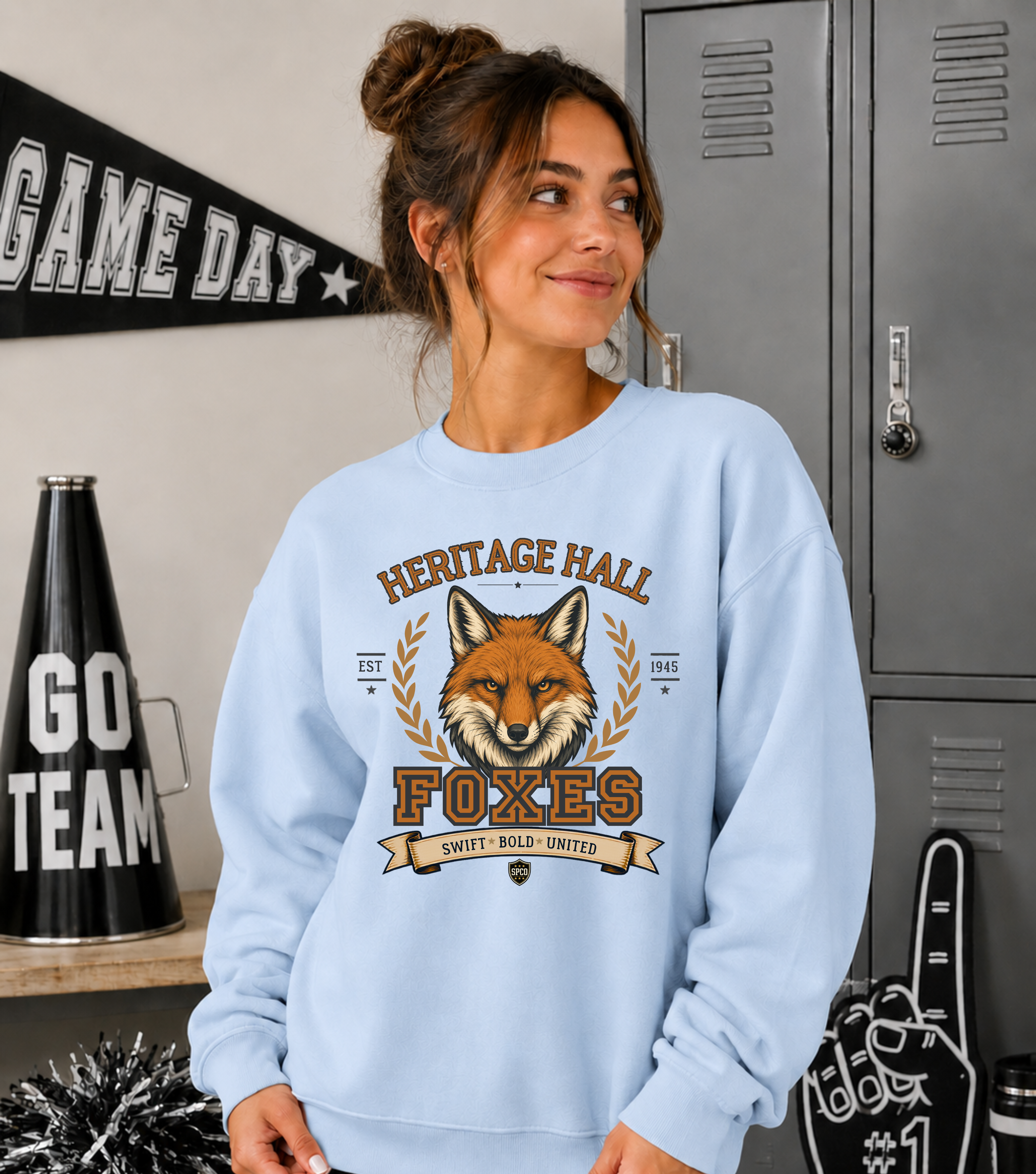 Heritage Hall Foxes Sweatshirt product thumbnail image Heritage Hall Foxes Sweatshirt product thumbnail image