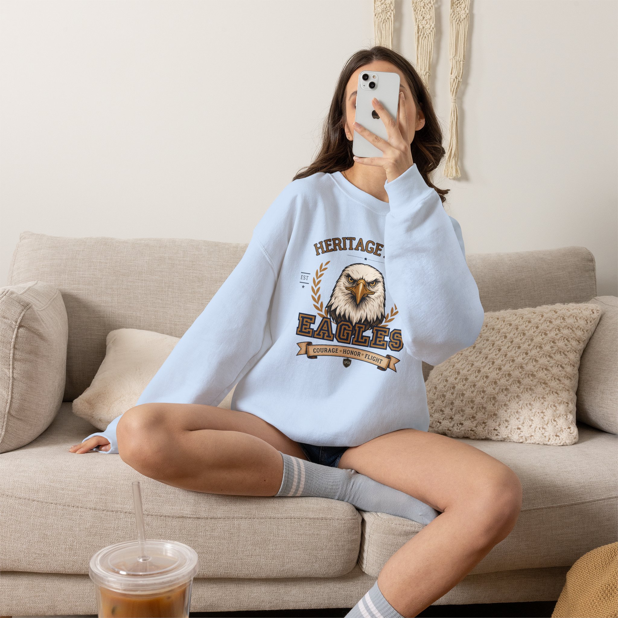 Heritage Hall Eagles Sweatshirt product thumbnail image
