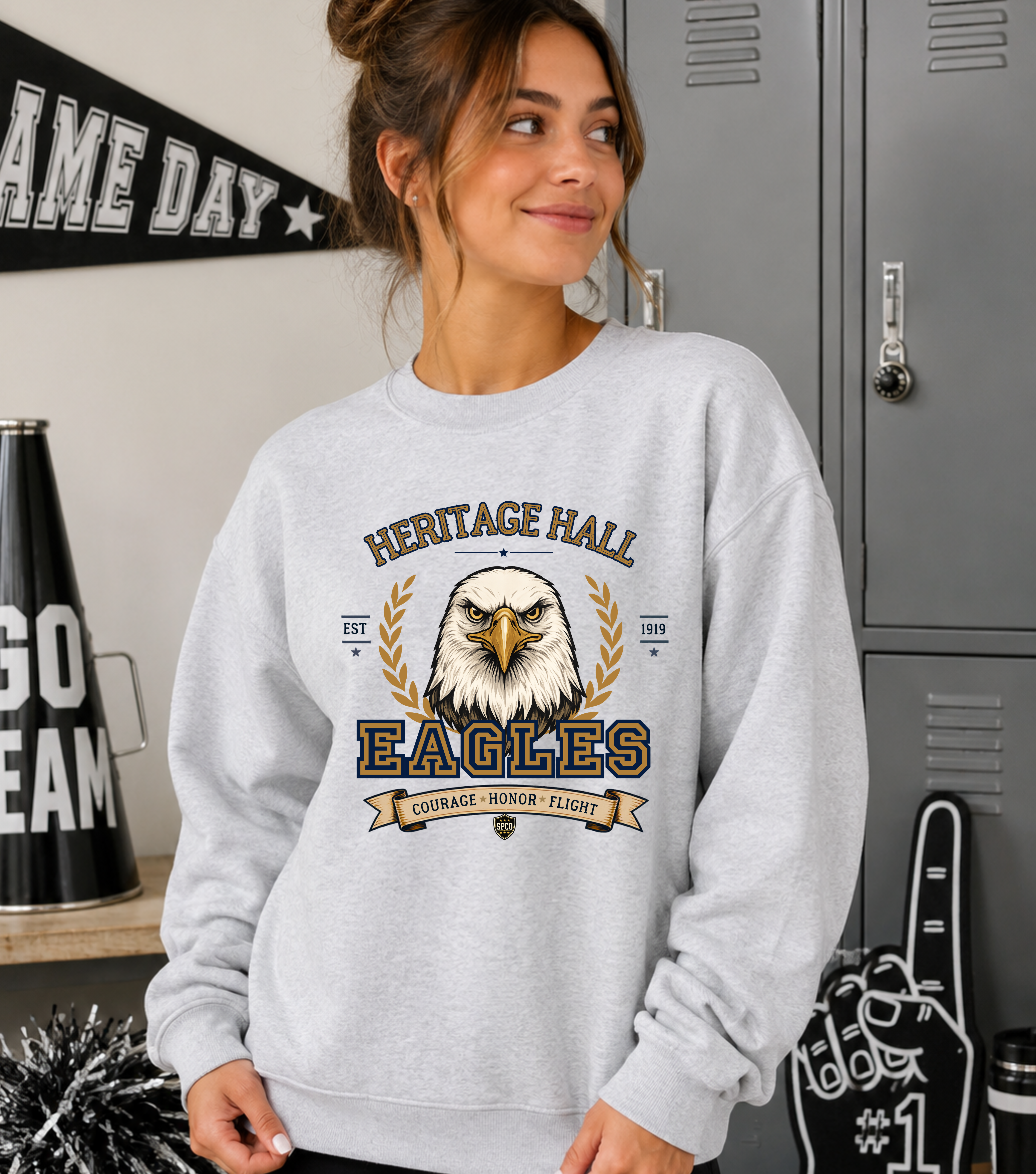 Heritage Hall Eagles Sweatshirt Heritage Hall Eagles Sweatshirt
