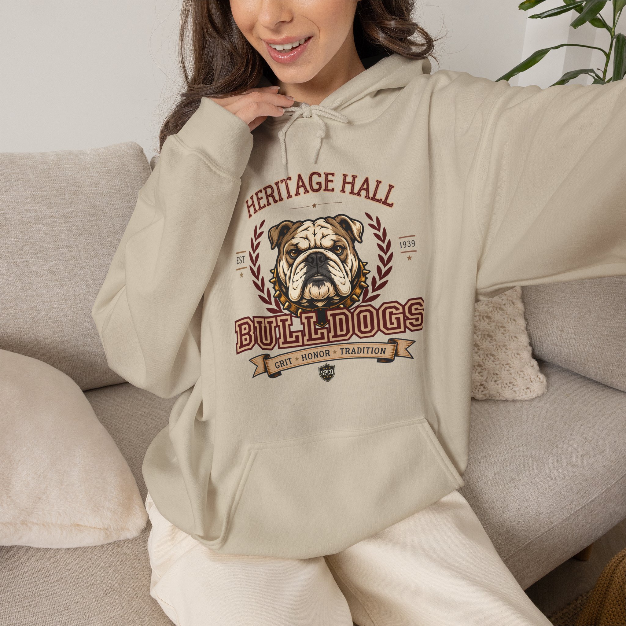 Heritage Hall Bulldogs Hoodie product thumbnail image Heritage Hall Bulldogs Hoodie product thumbnail image