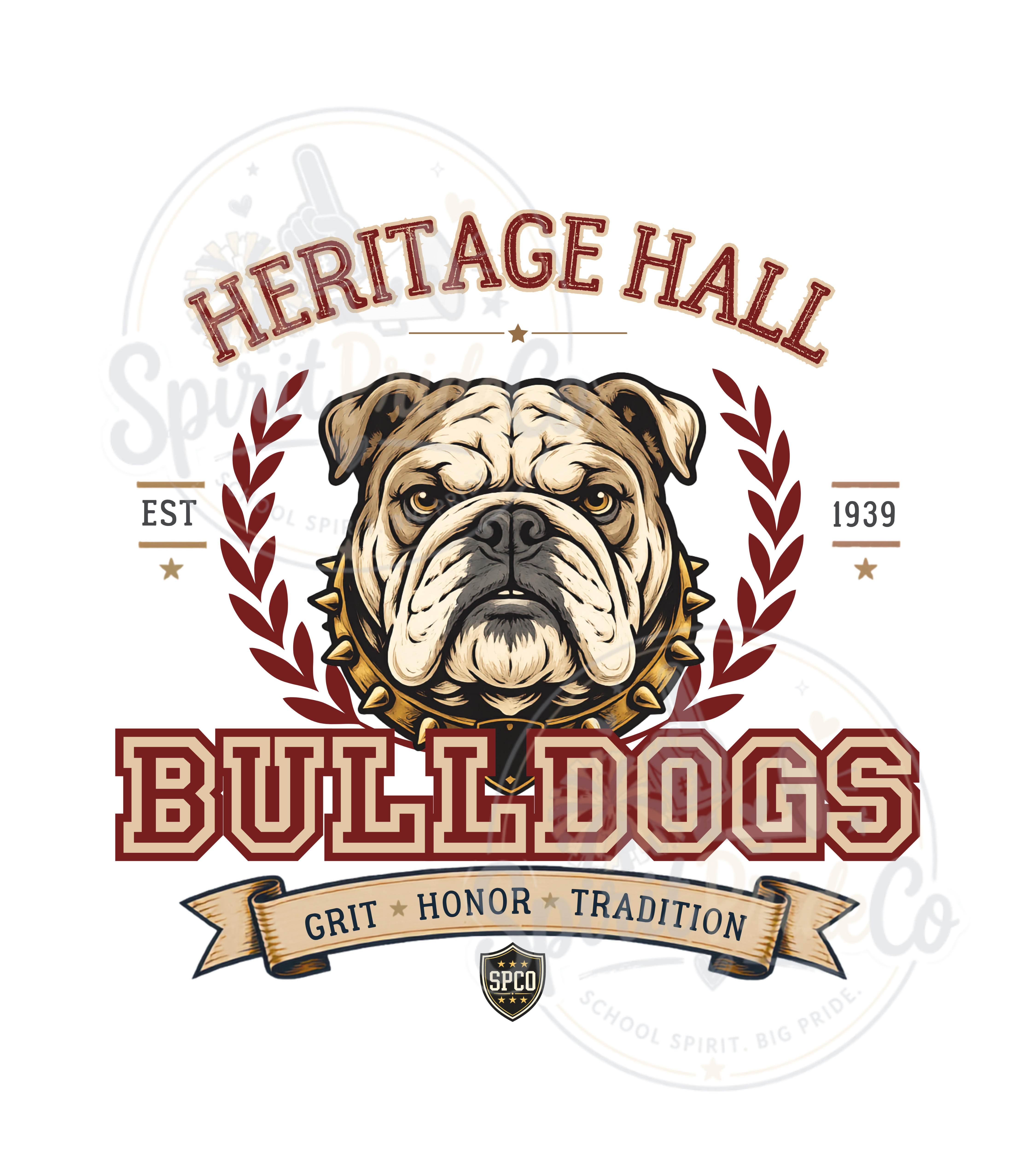Heritage Hall Bulldogs Hoodie product thumbnail image Heritage Hall Bulldogs Hoodie product thumbnail image