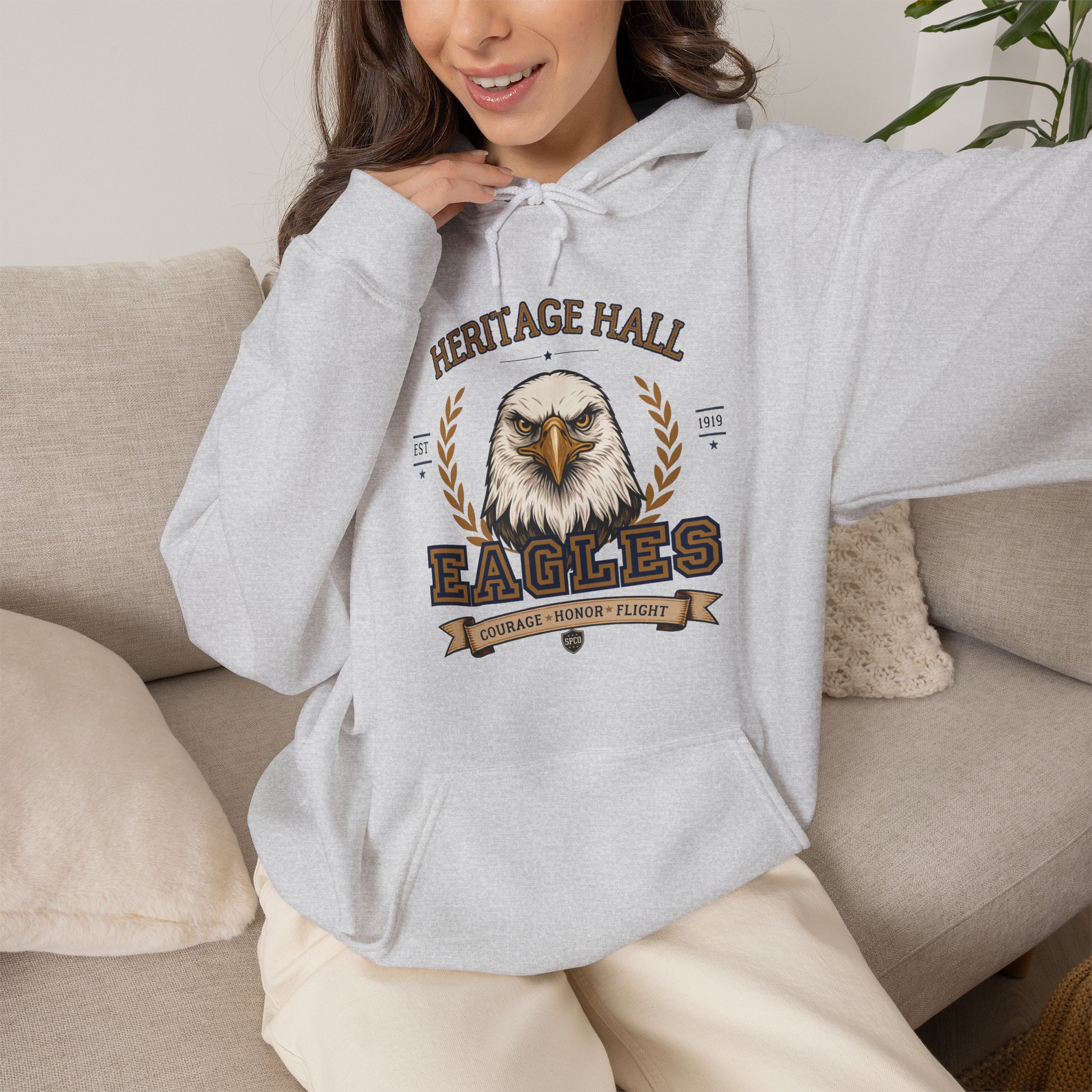 Heritage Hall Eagles Hoodie product thumbnail image Heritage Hall Eagles Hoodie product thumbnail image
