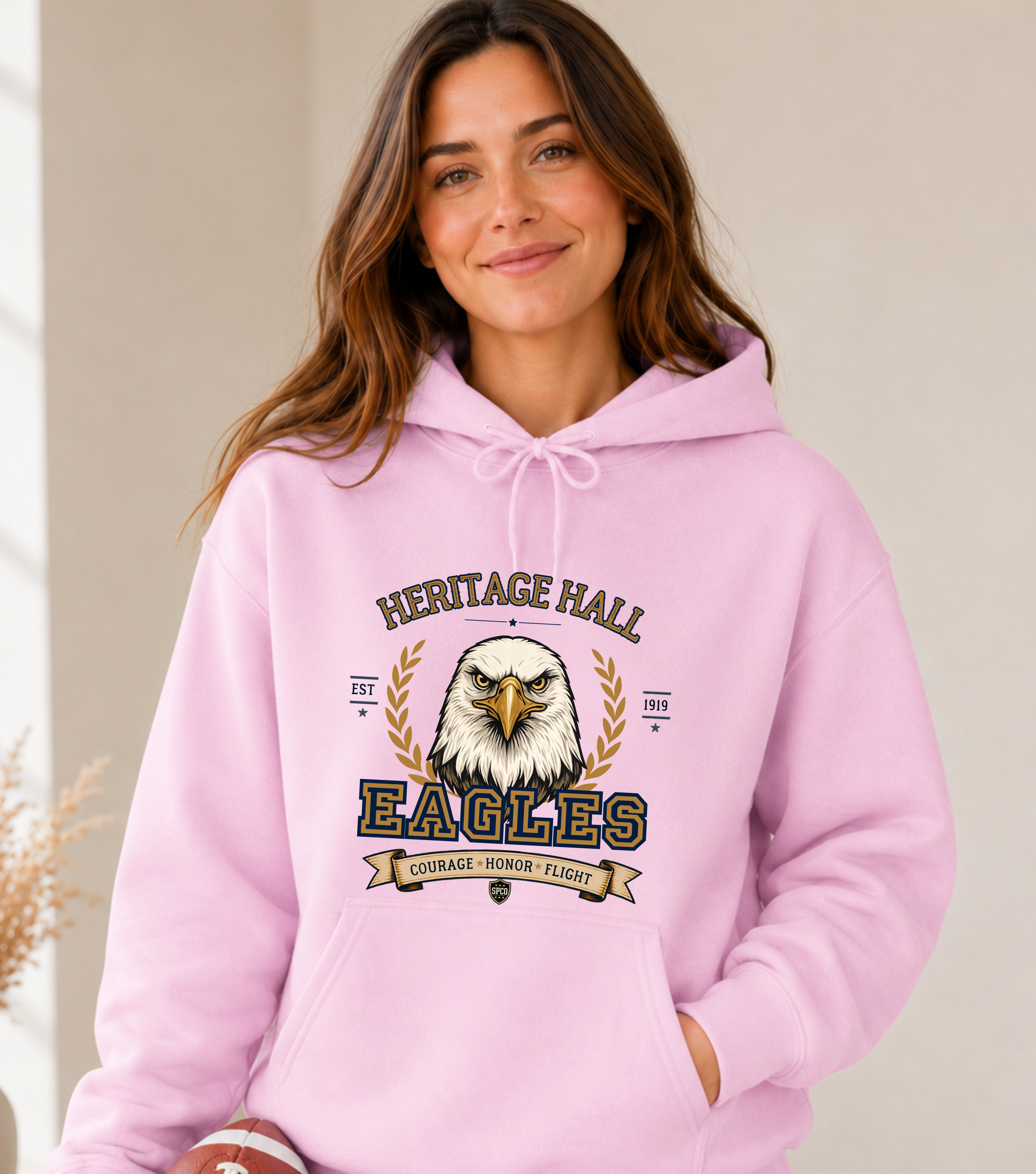 Heritage Hall Eagles Hoodie product thumbnail image Heritage Hall Eagles Hoodie product thumbnail image