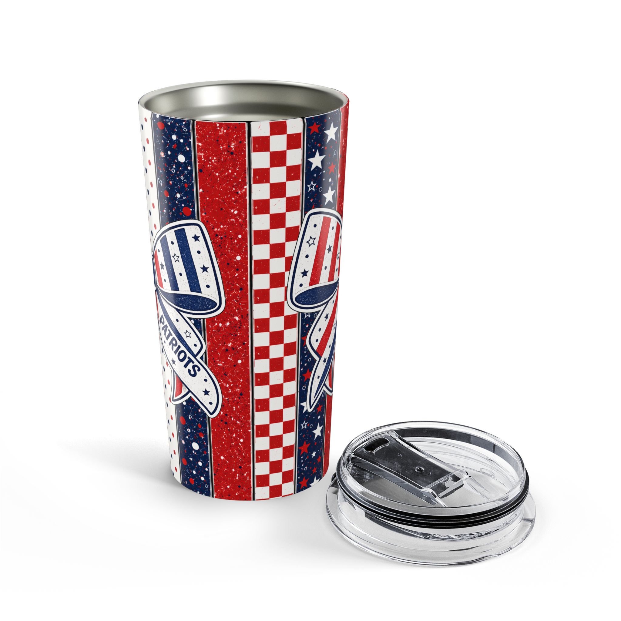 Patriots Bow/Stripes Tumbler 20 oz product thumbnail image