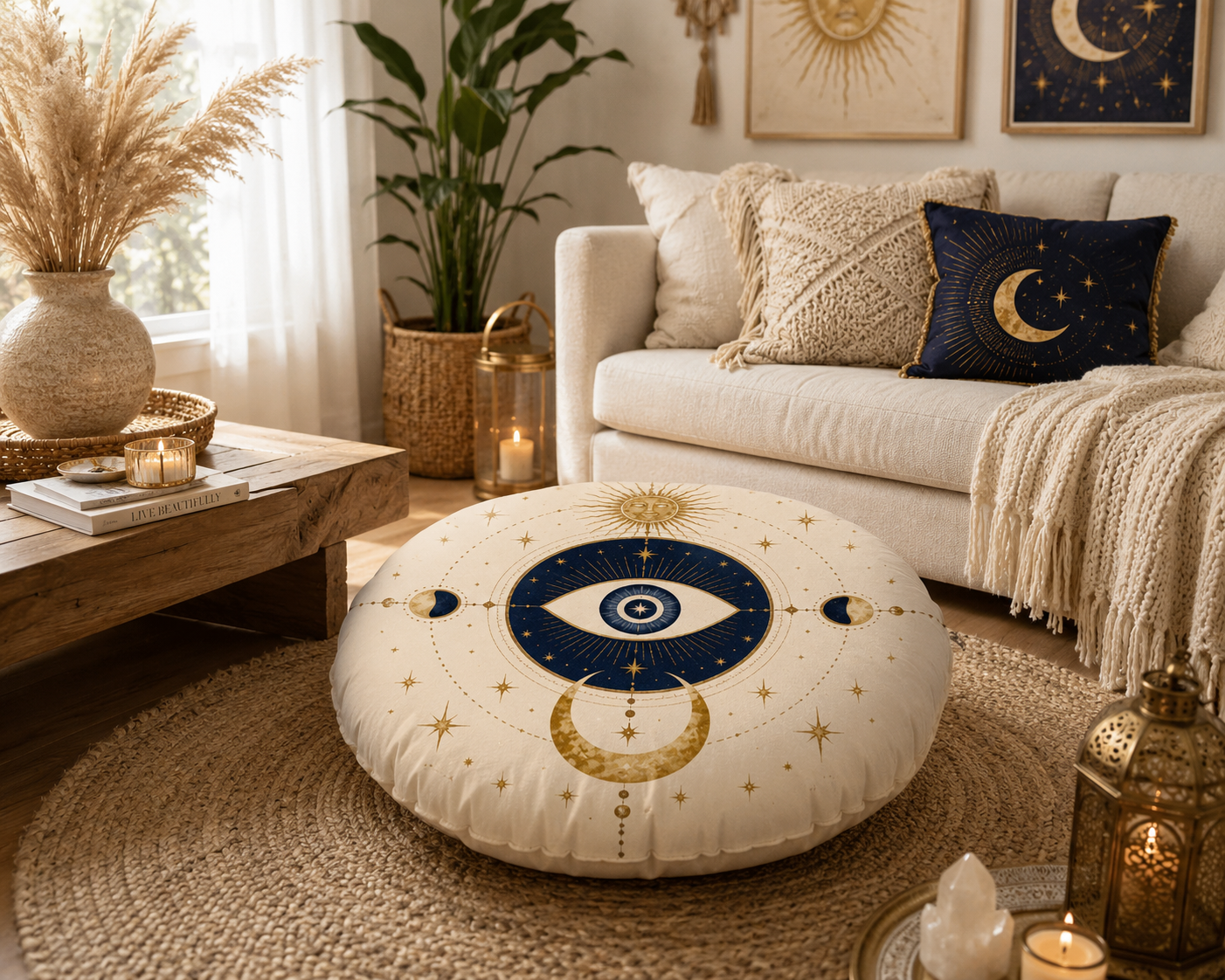 Celestial Meditation Floor Cushion